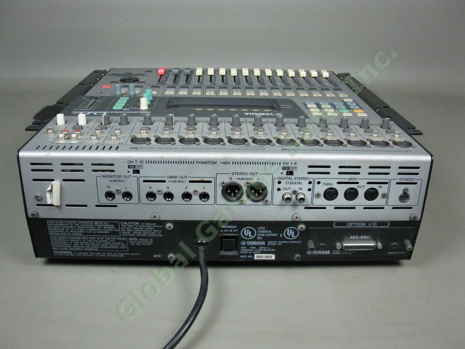 Yamaha 01V 16 24 Channel Digital Mixer Recording Mixing Console MY8AE IO AES/EBU 7