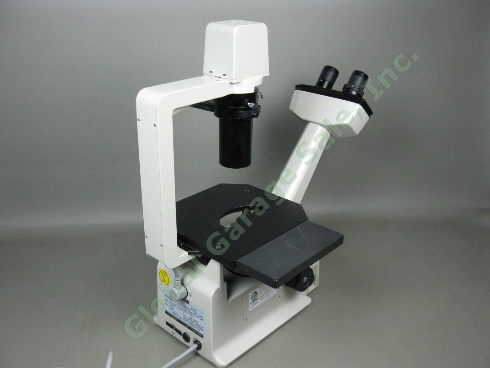 Nikon TMS Inverted Phase Contrast Microscope W/ 4 Objectives DLL 10 Ph 1-2 DL 20 4