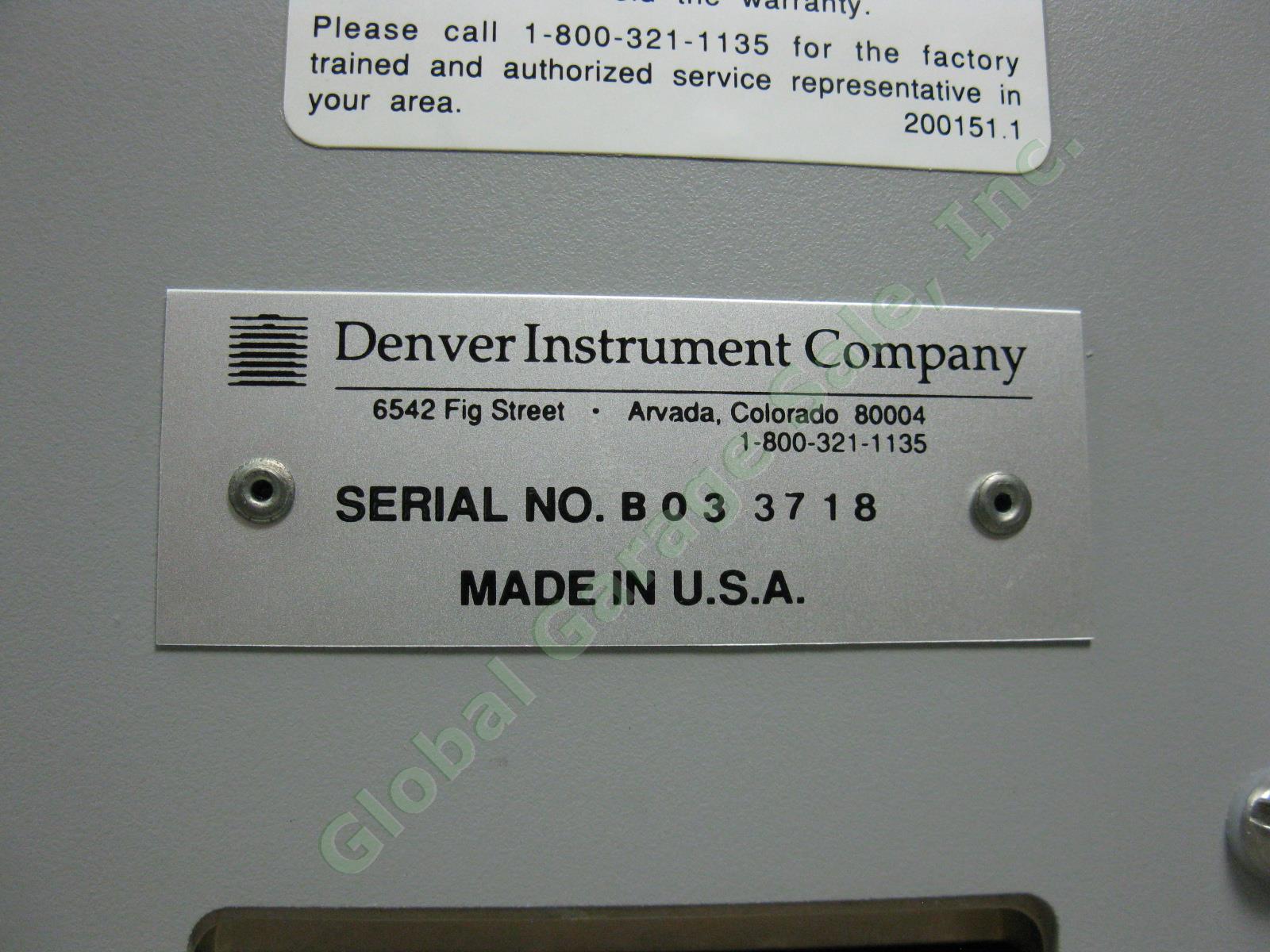 Denver Instrument Company Digital Analytical Laboratory Balance Scale Powers On 7