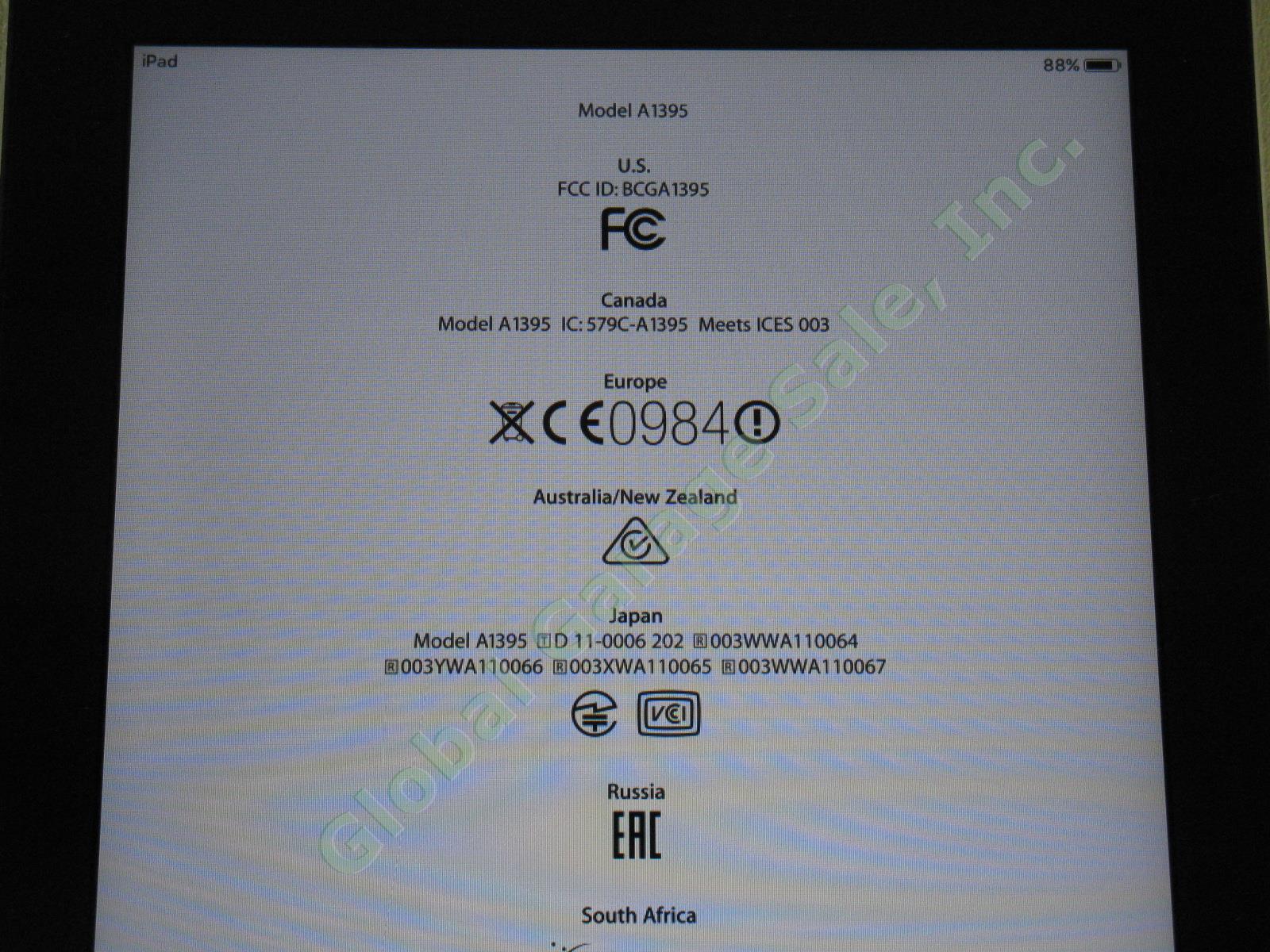Apple iPad 2 Wifi 32GB Tablet Factory Reset Cracked Screen MC770LL/A A1395 NR! 1