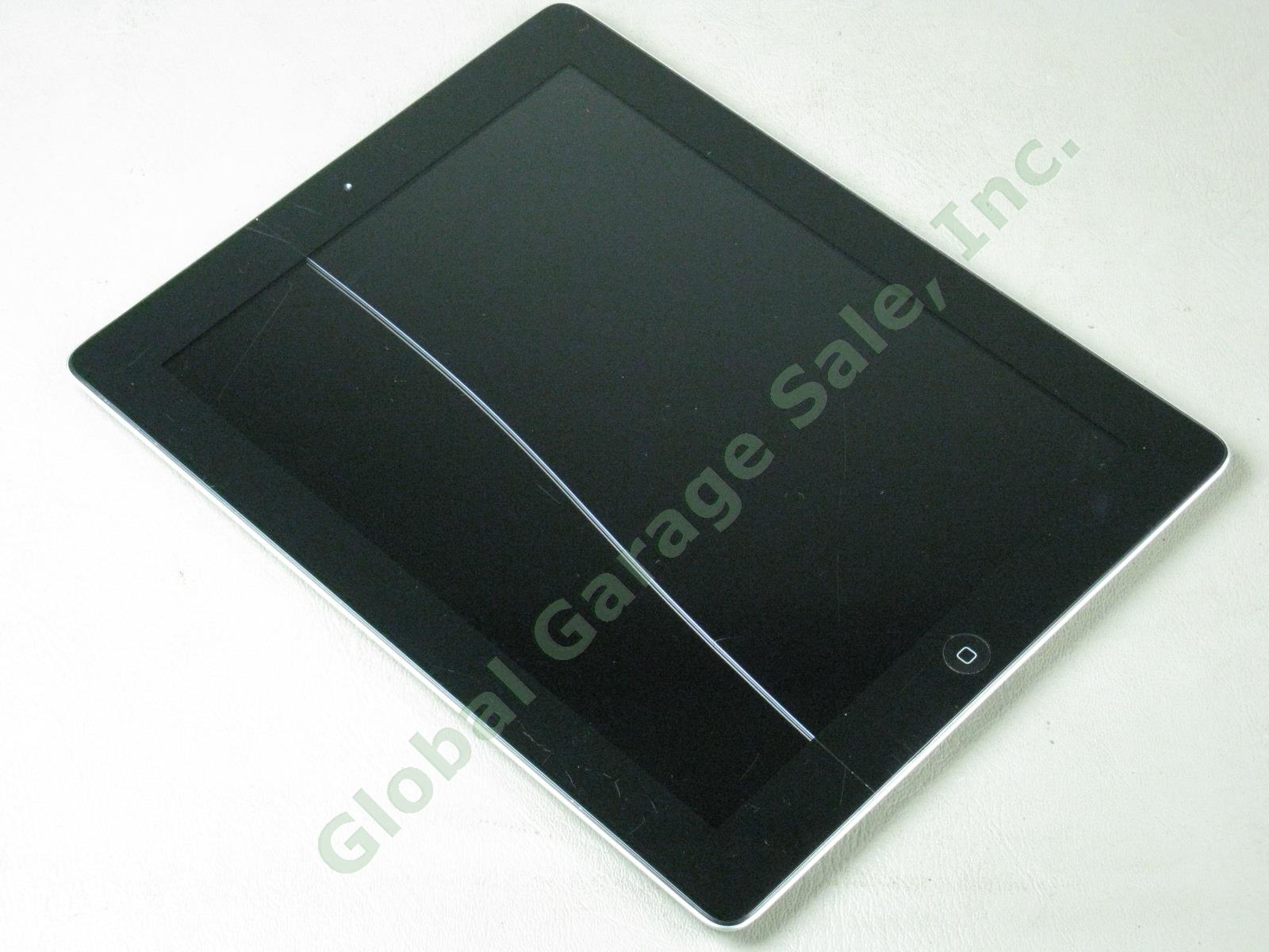 Apple iPad 2 Wifi 32GB Tablet Factory Reset Cracked Screen MC770LL/A A1395 NR! 5