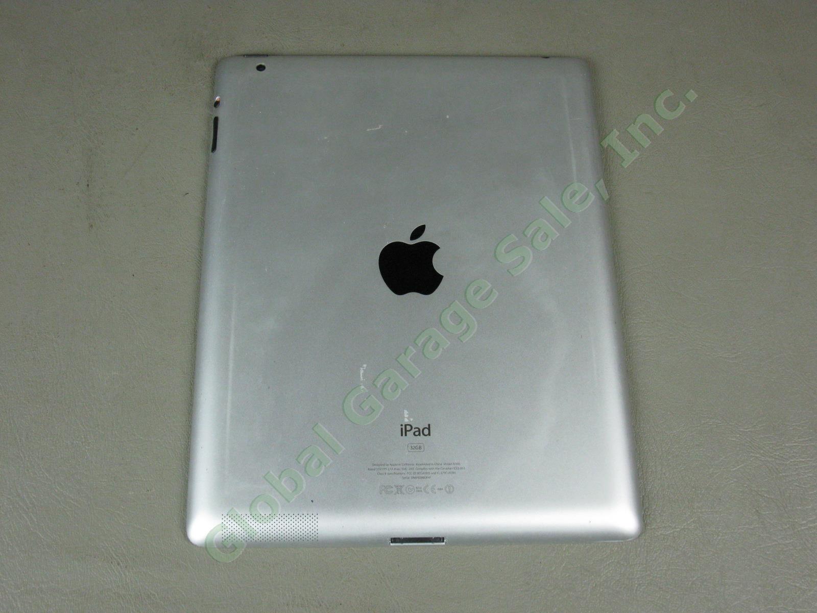 Apple iPad 2 Wifi 32GB Tablet Factory Reset Cracked Screen MC770LL/A A1395 NR! 6