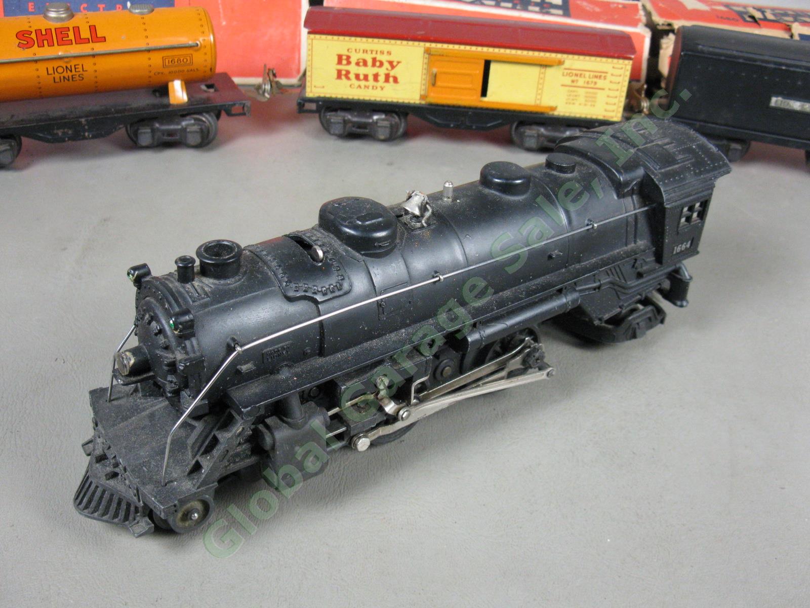 Prewar Lionel Train Set 1664 Steam Locomotive Engine 1689T 1679 1680 1682 ++ Lot 1