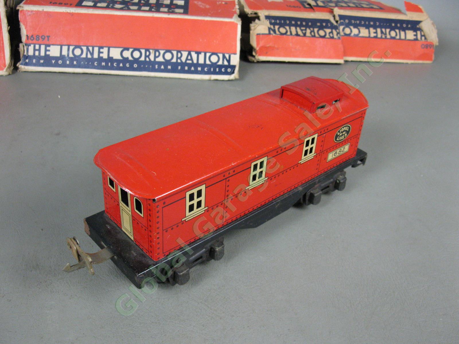 Prewar Lionel Train Set 1664 Steam Locomotive Engine 1689T 1679 1680 1682 ++ Lot 9