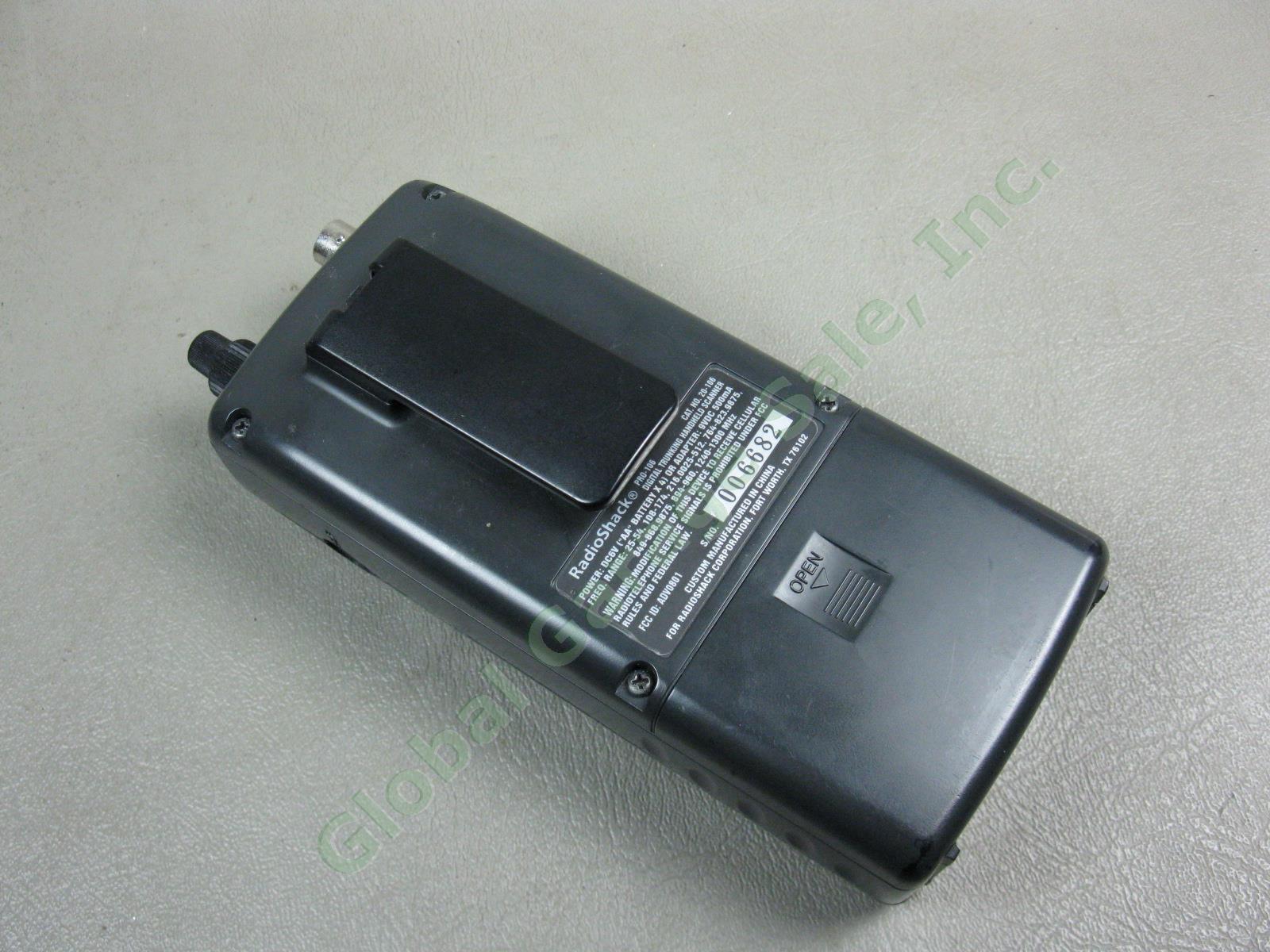 Radio Shack PRO 20 106 Digital Trunking Handheld Scanner + Antenna Manual Bundle 5