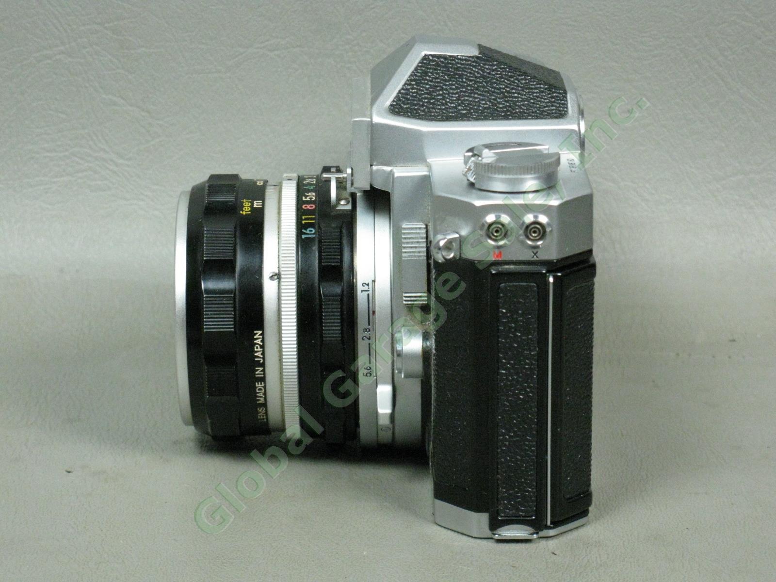 Vtg One Owner 1971 Nikkormat FTN w/Nikkor-H 50mm 1:2 Lens Case Filter Bundle NR! 4