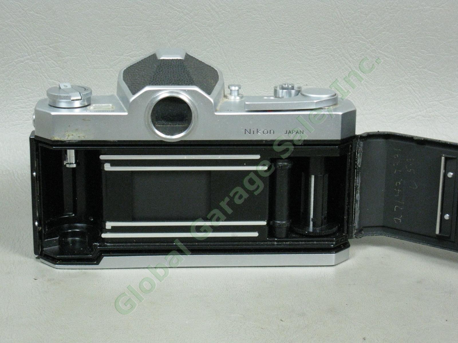 Vtg One Owner 1971 Nikkormat FTN w/Nikkor-H 50mm 1:2 Lens Case Filter Bundle NR! 7