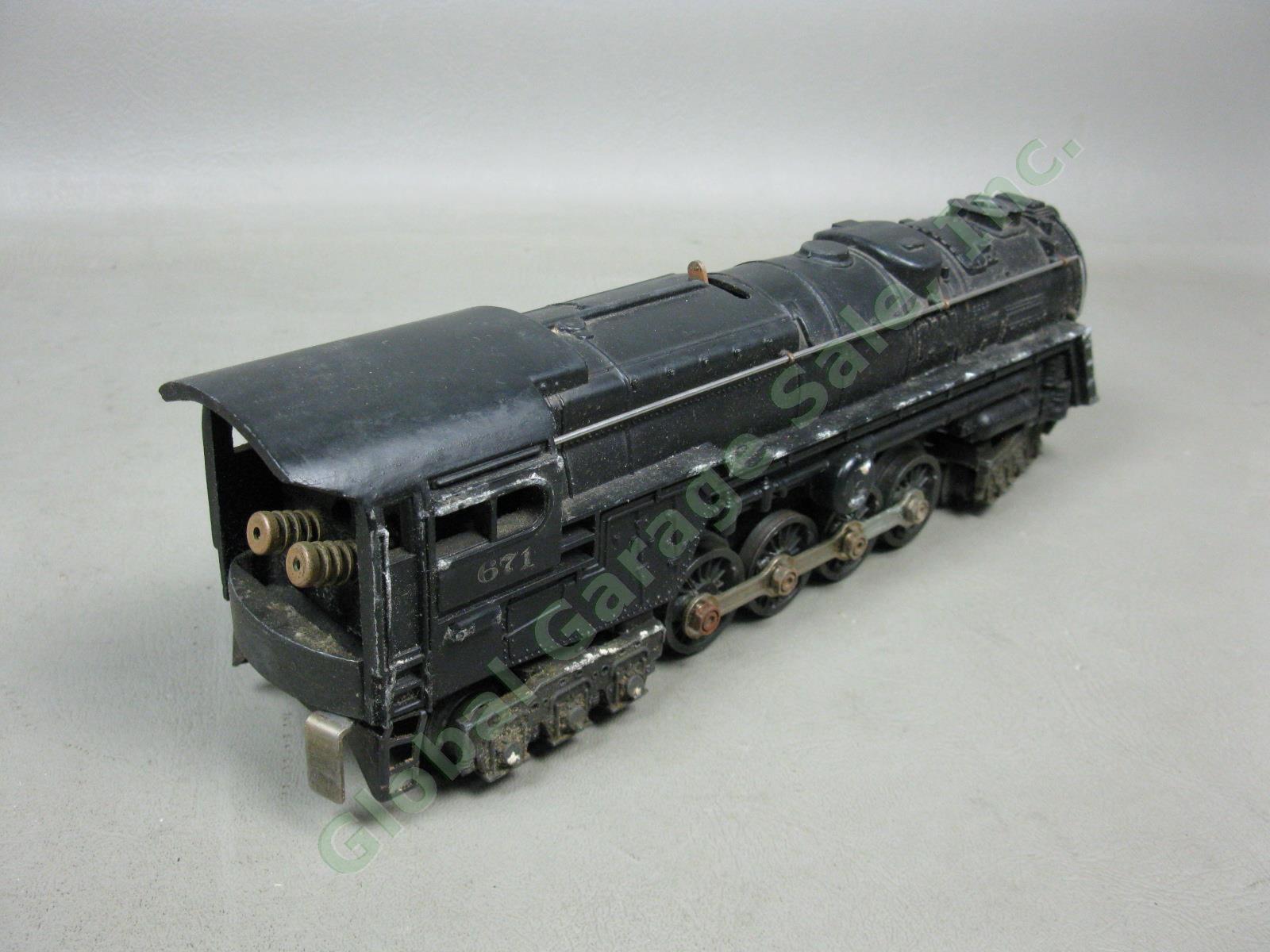 Lionel 671 6-8-6 Steam Turbine Locomotive Engine + 2671W Coal Tender + Boxes Lot 3