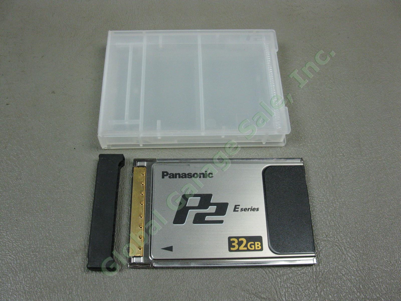 Panasonic P2 E Series 32GB Memory Card AJ-P2E032XG For HVX200 Camcorders +Others