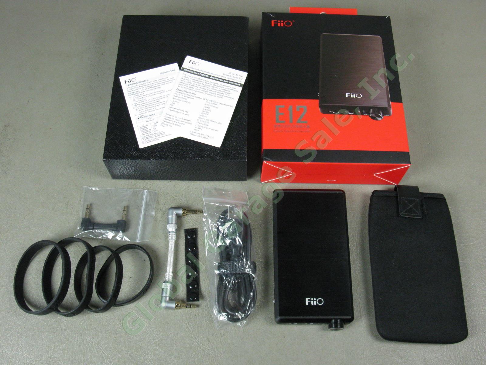 FiiO E12 Mont Blanc Portable Headphone Amplifier One Owner Orig Box NO RESERVE!