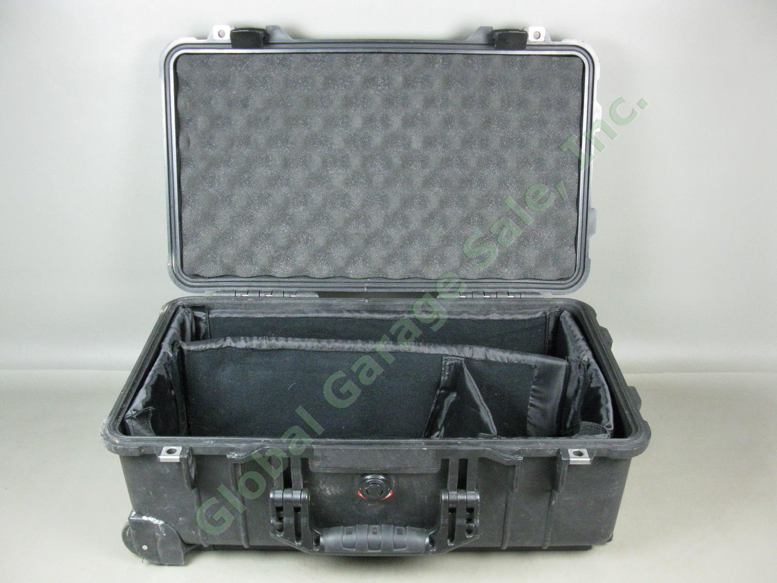 Pelican 1510 Multi Purpose Camera Equipment Carry-On Case + Foam Padded Dividers 5