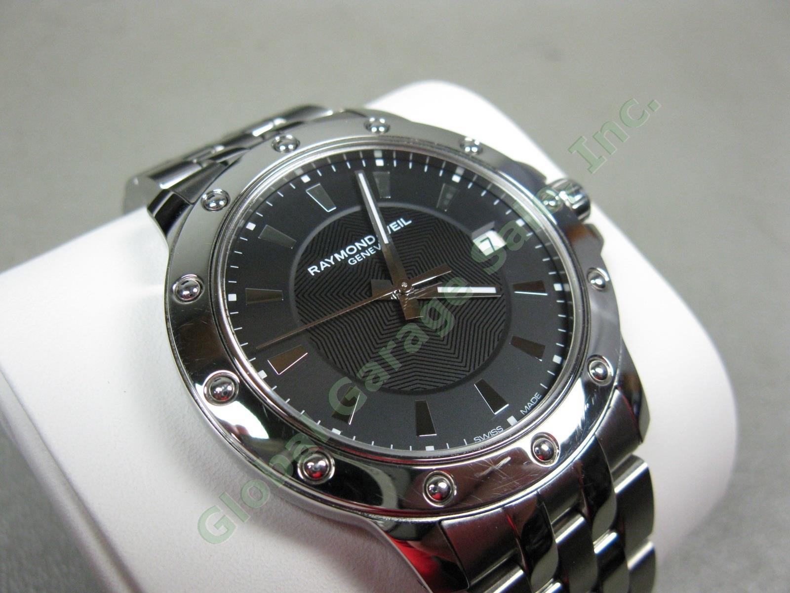 Raymond Weil Tango Black Dial Stainless Steel Swiss Quartz Watch 5599-ST-20001 1