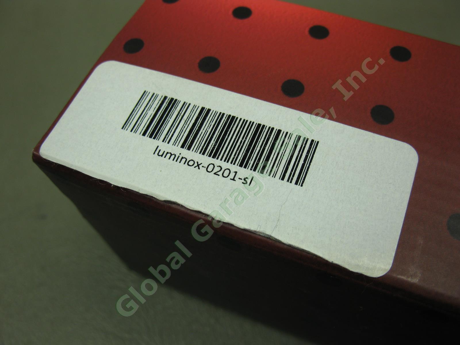 Luminox Sentry 0201SL Quartz Watch W/ Black Case Rubber Band Box Manual +Tag Lot 6