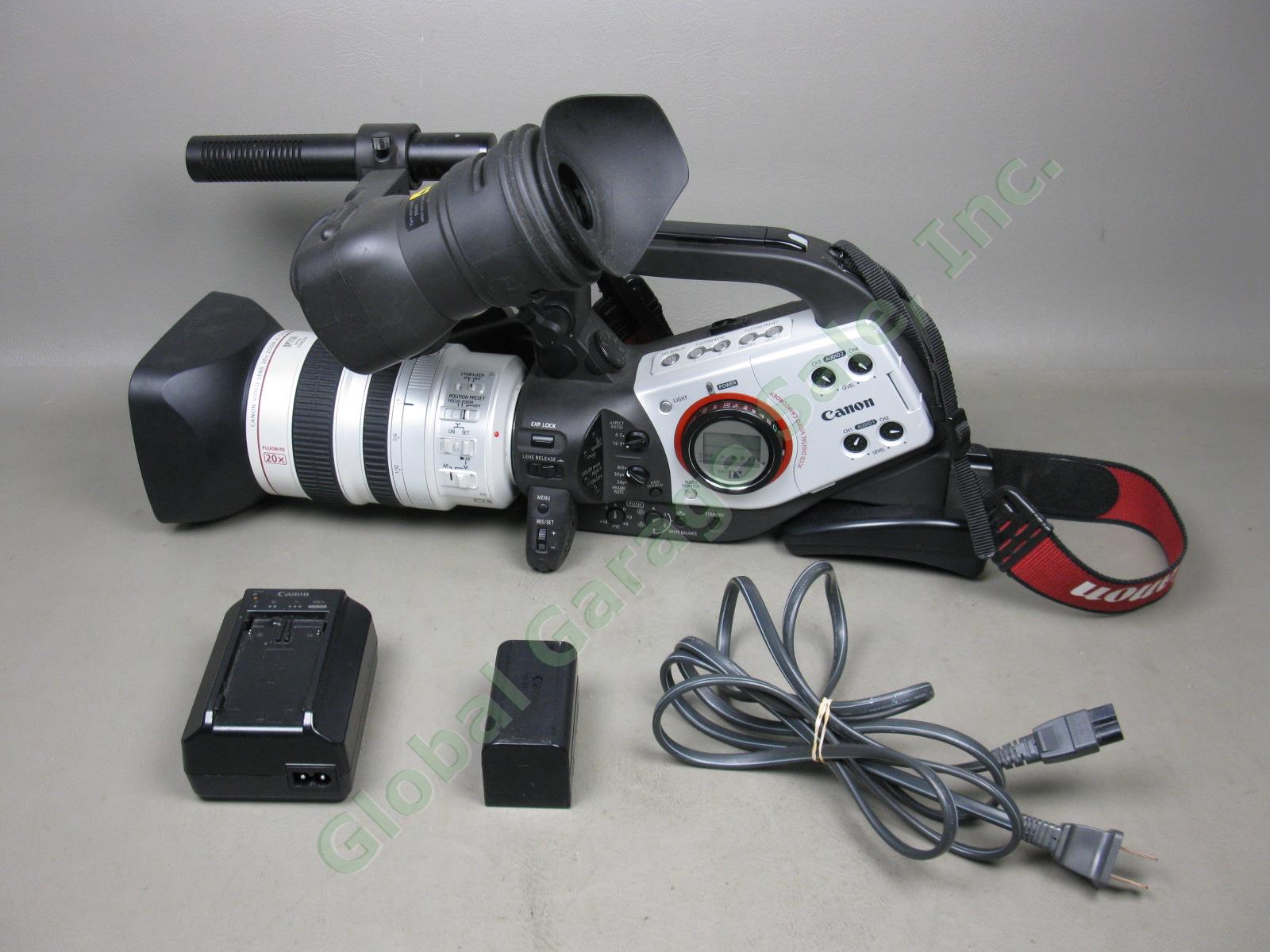 Canon XL2 MiniDV 3CCD Video Camcorder 20X Lens Stereo Mic CA920 Charger + Bundle