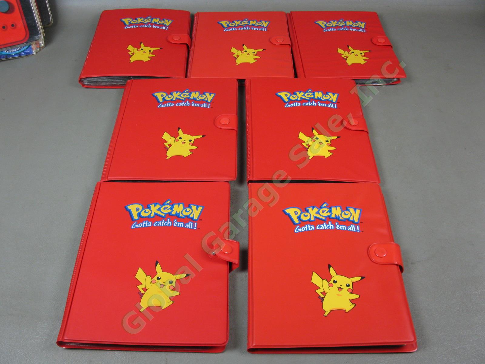 800+ Pokemon TGC Bulk Card Lot 21 Binder Holder Albums Charizard Pikachu 1999 2