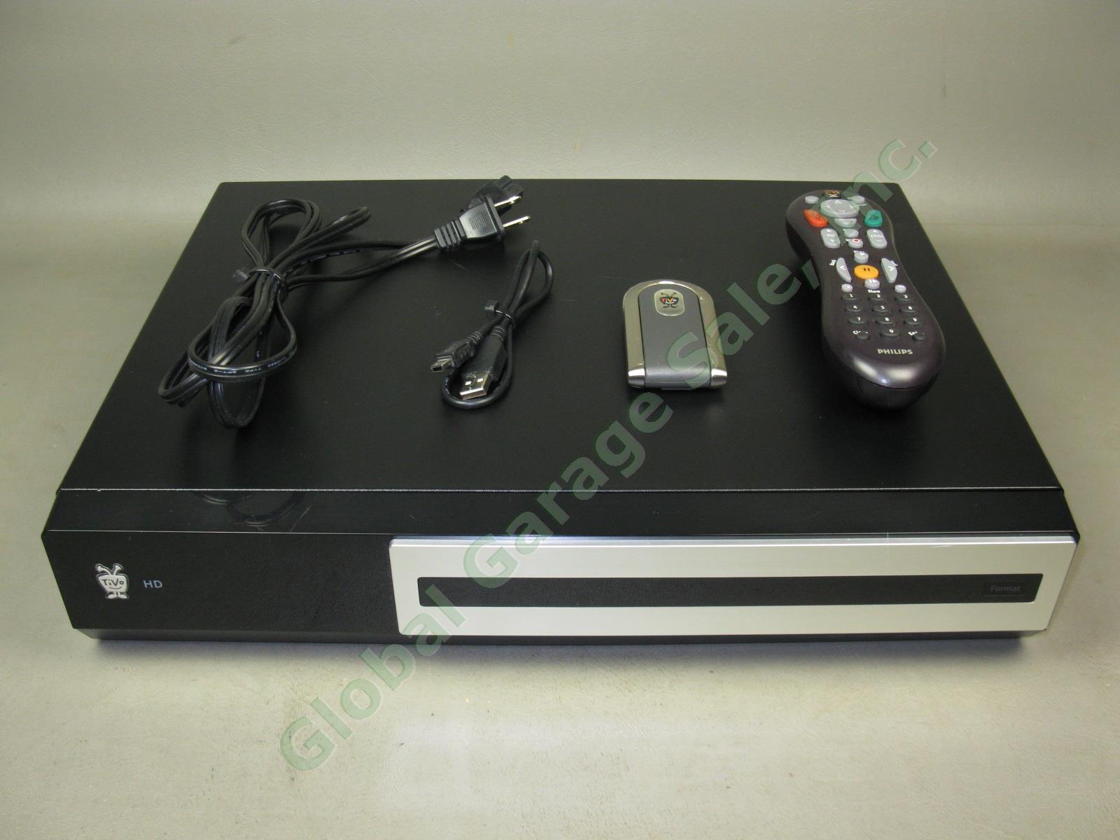 TiVo Series 3 HD DVR Receiver TCD652160 LIFETIME SERVICE 2TB Remote Bundle Lot