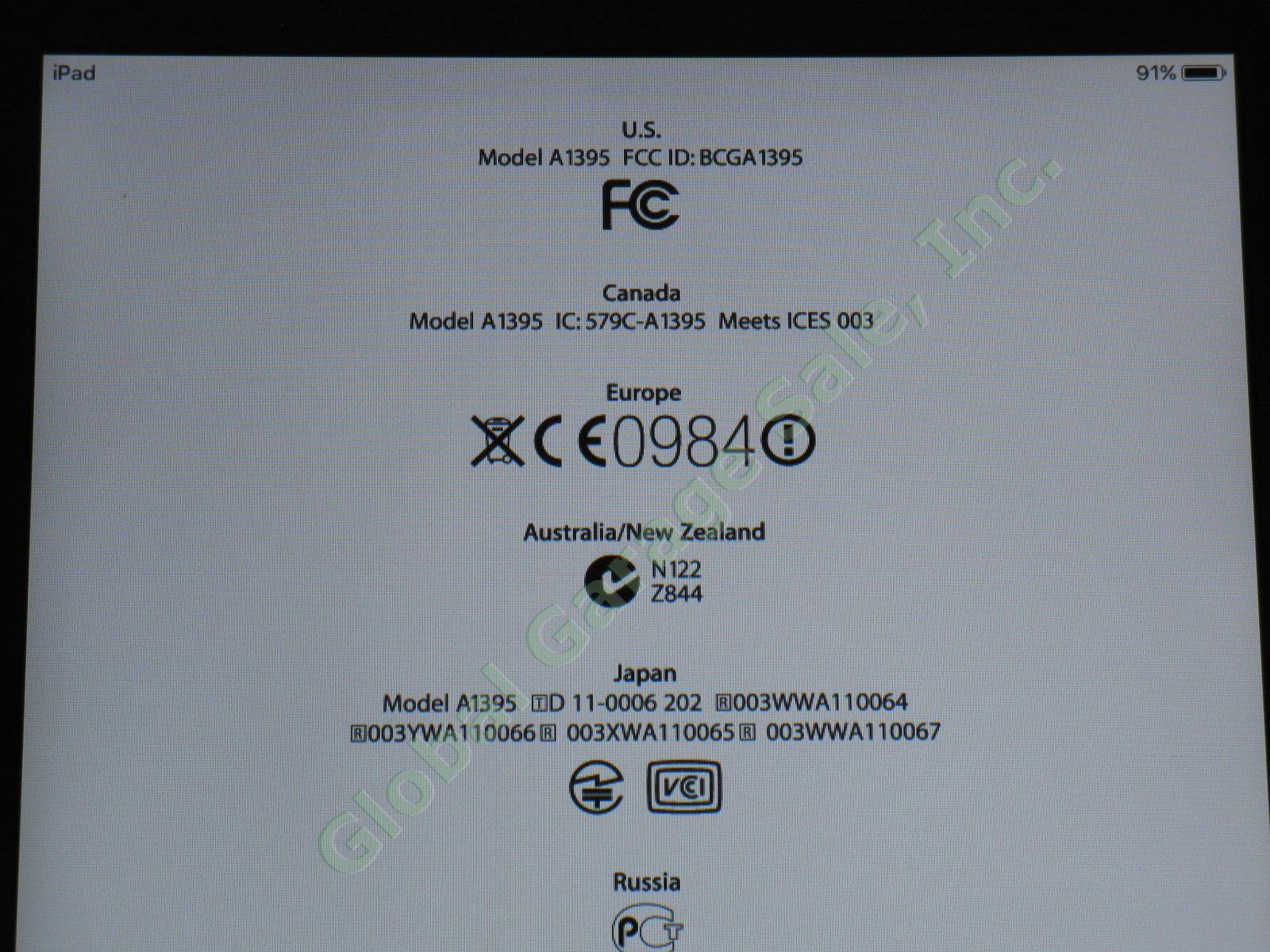 Apple iPad 2 16GB Black Tablet Wifi Factory Reset MC770LL/A A1395 No Reserve! 2