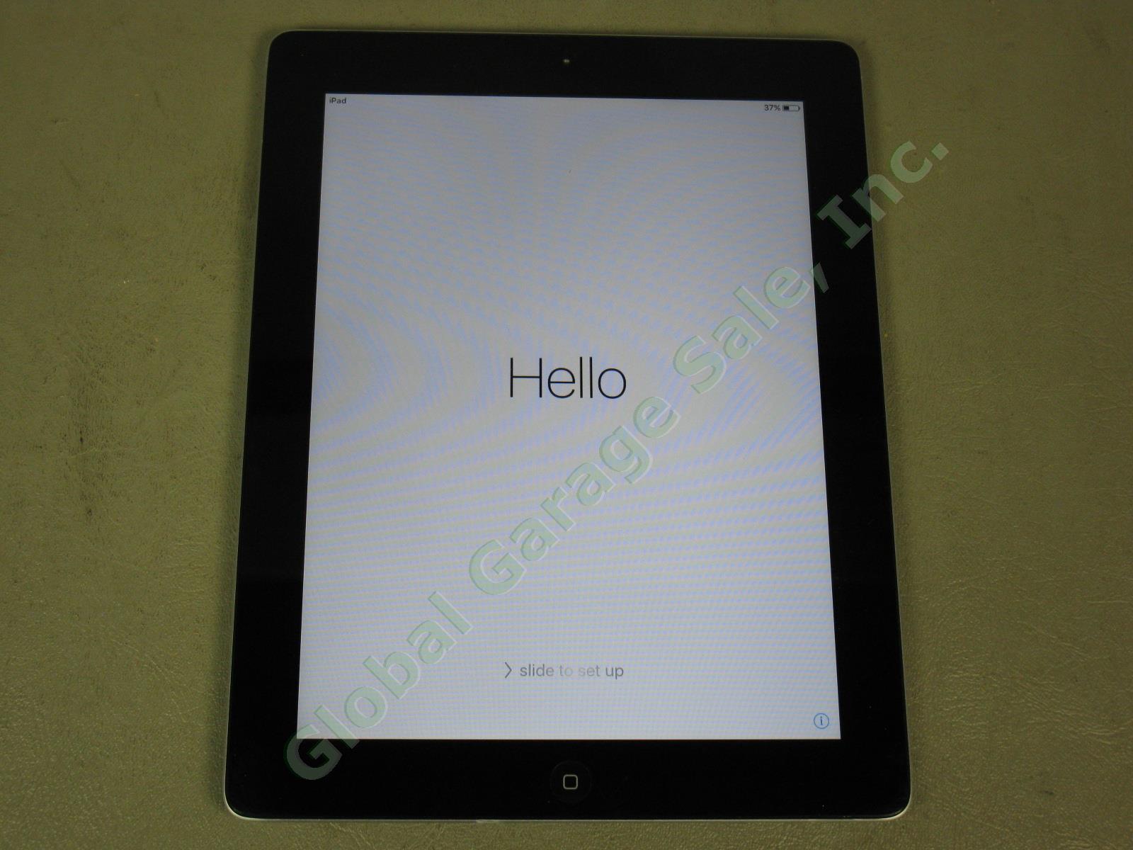 Apple iPad 2 Wifi 16GB Black Tablet Works Great MC770LL/A A1395 No Reserve Price
