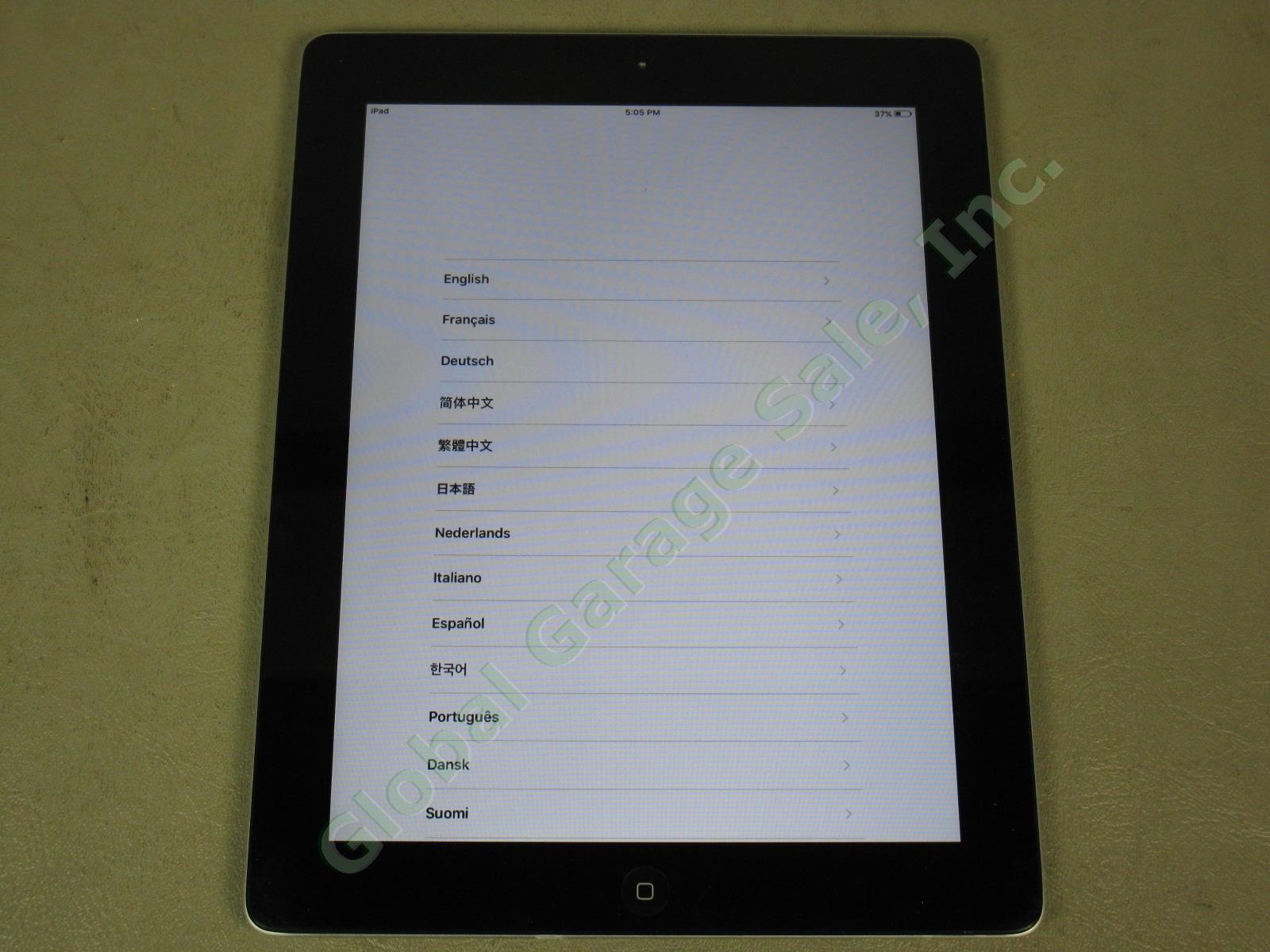 Apple iPad 2 Wifi 16GB Black Tablet Works Great MC770LL/A A1395 No Reserve Price 1