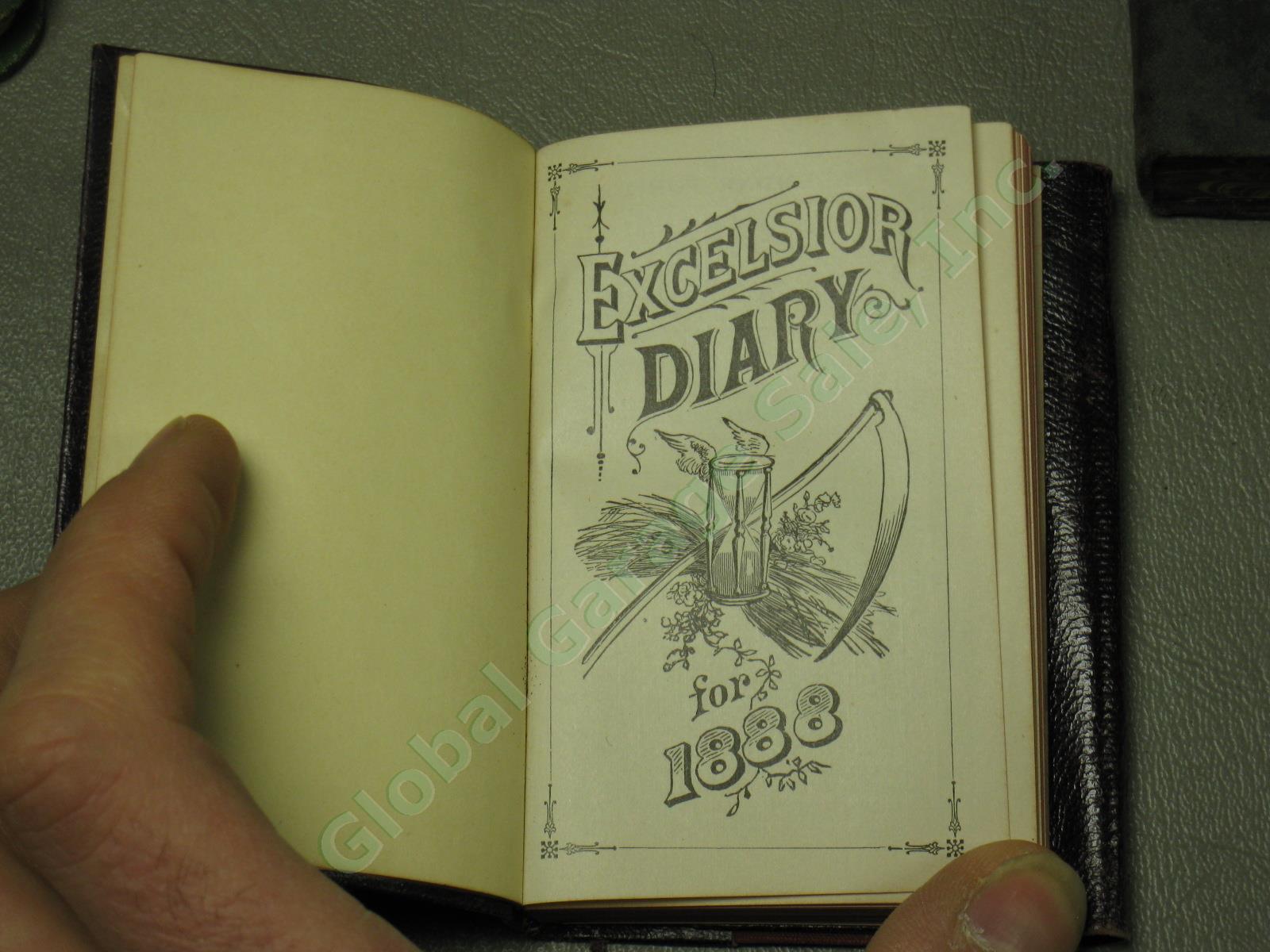 17 Rare Antique 1888-1934 Handwritten Vermont Farm Diary Lot Wanamaker Excelsior 2