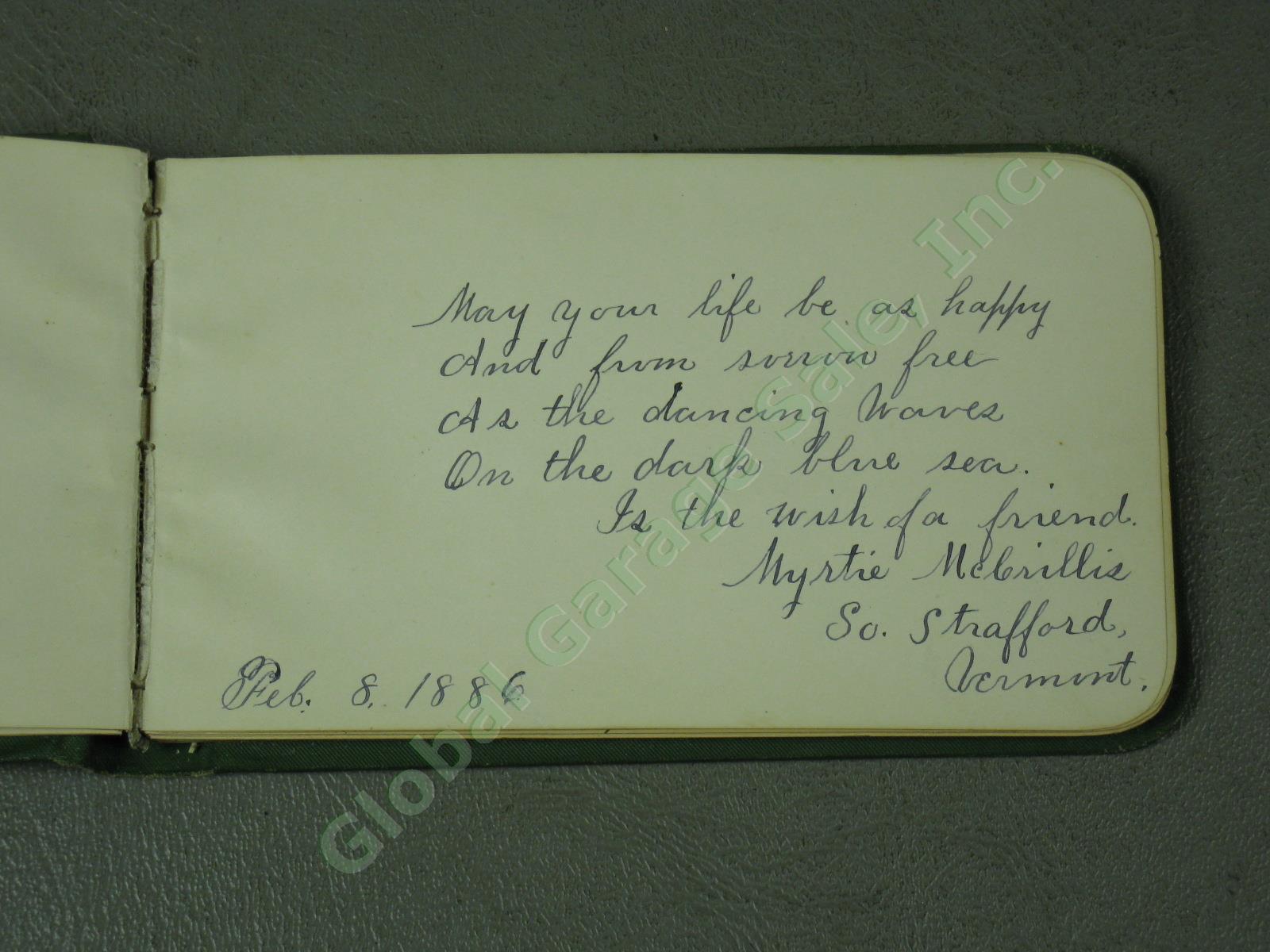 17 Rare Antique 1888-1934 Handwritten Vermont Farm Diary Lot Wanamaker Excelsior 16