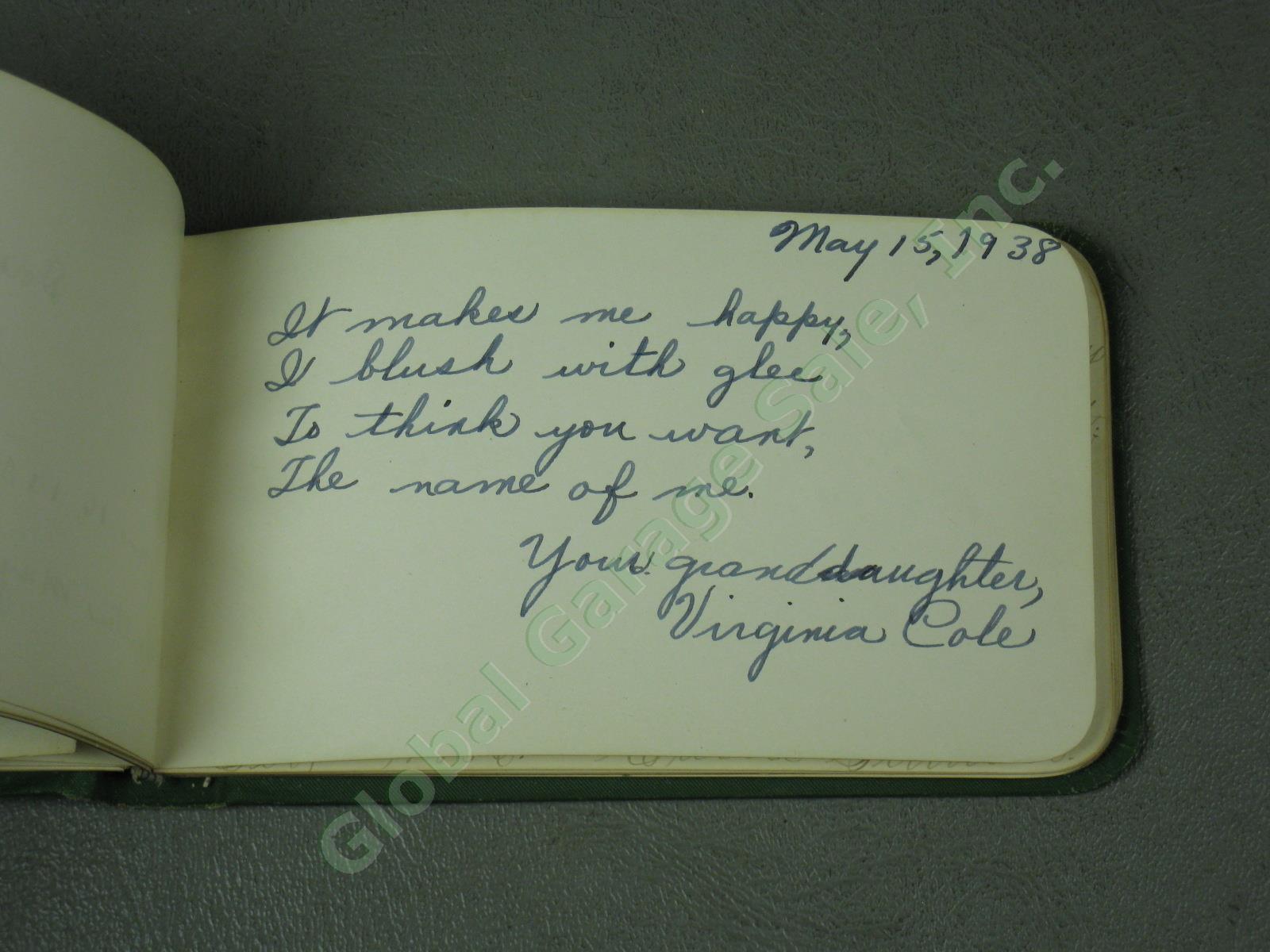 17 Rare Antique 1888-1934 Handwritten Vermont Farm Diary Lot Wanamaker Excelsior 18
