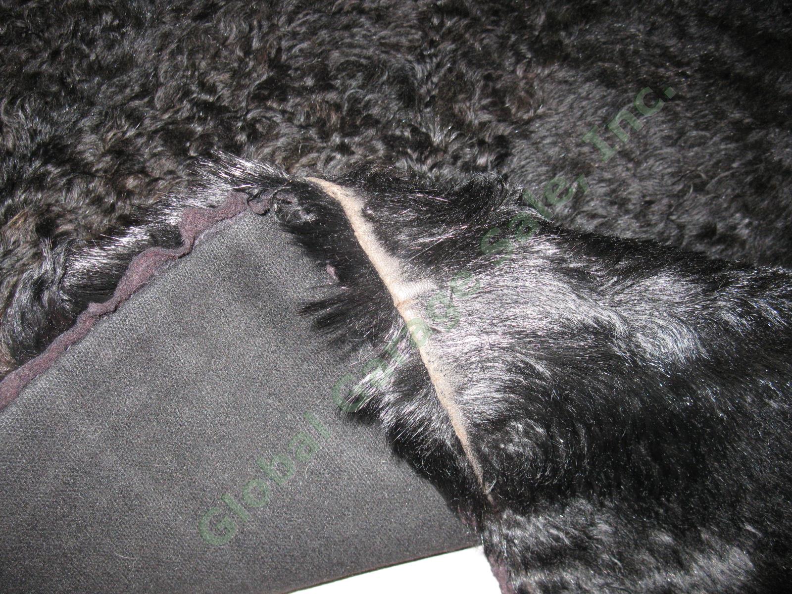 Vtg Antique Buffalo Bison Fur Pelt Hide Buggy Sleigh Carriage Blanket Robe Rug 8