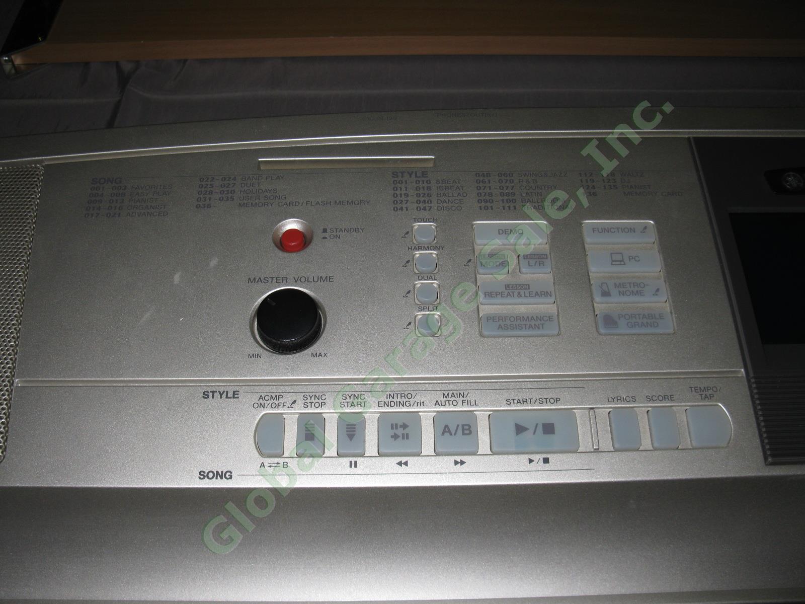 PICKUP ONLY Yamaha DGX-505 Portable Grand Piano Keyboard W/ Stand Power Supply + 5