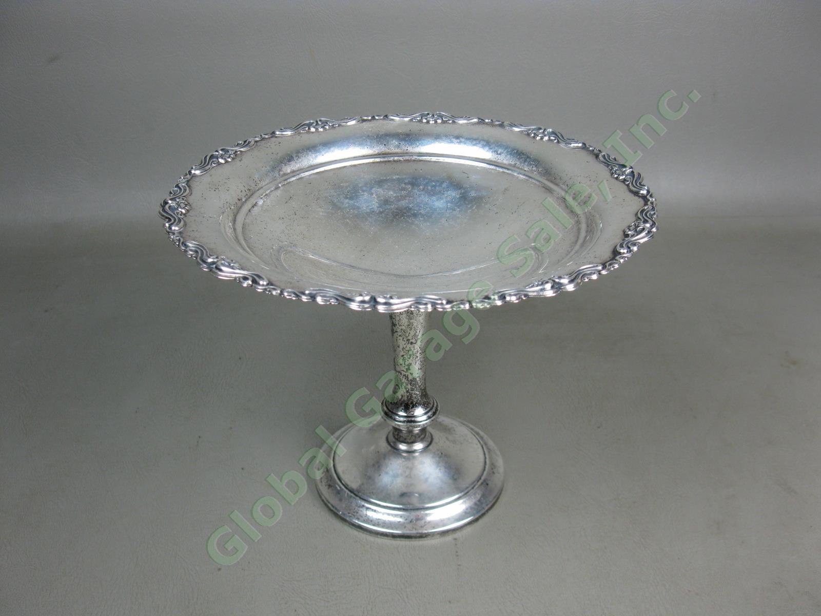 Mueck-Carey Gadroon Sterling Silver Pedestal Bon Candy Compote Dish Tazza 283.5g