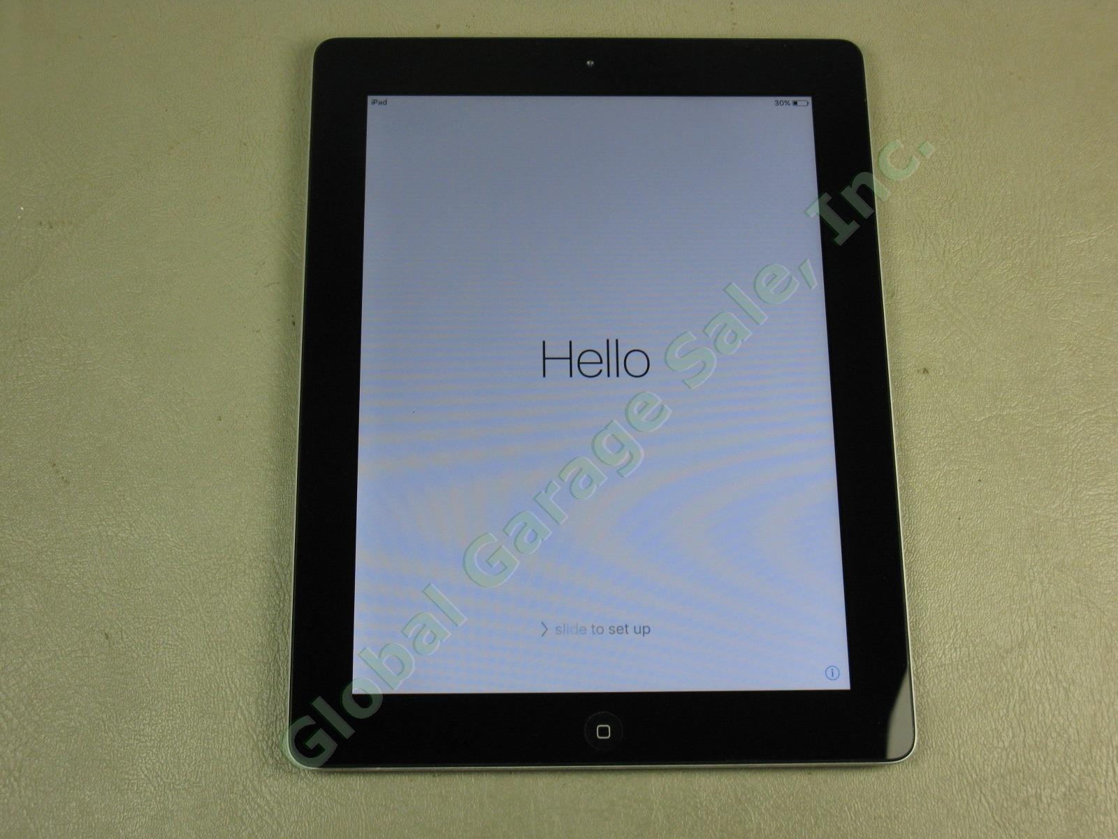 Apple iPad 2 Wifi 16GB Black Tablet Works Great One Owner MC770LL/A A1395 NR!