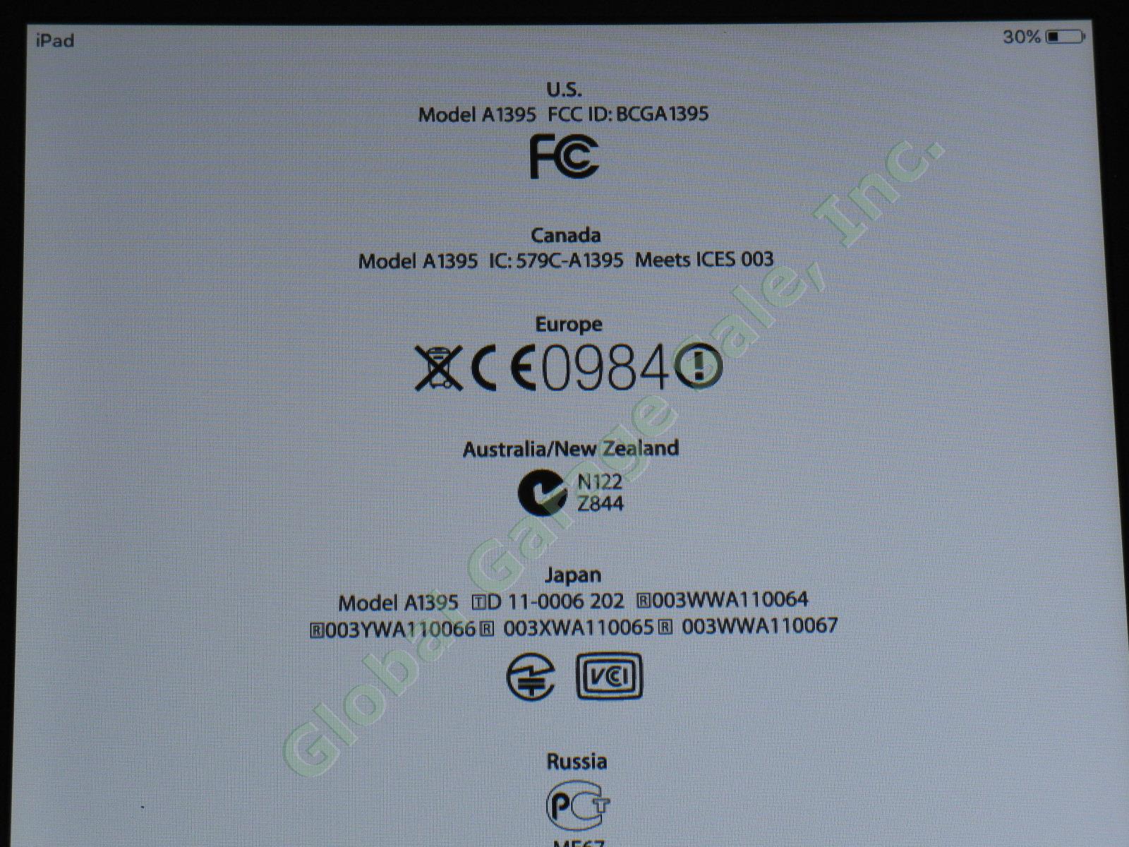 Apple iPad 2 Wifi 16GB Black Tablet Works Great One Owner MC770LL/A A1395 NR! 2