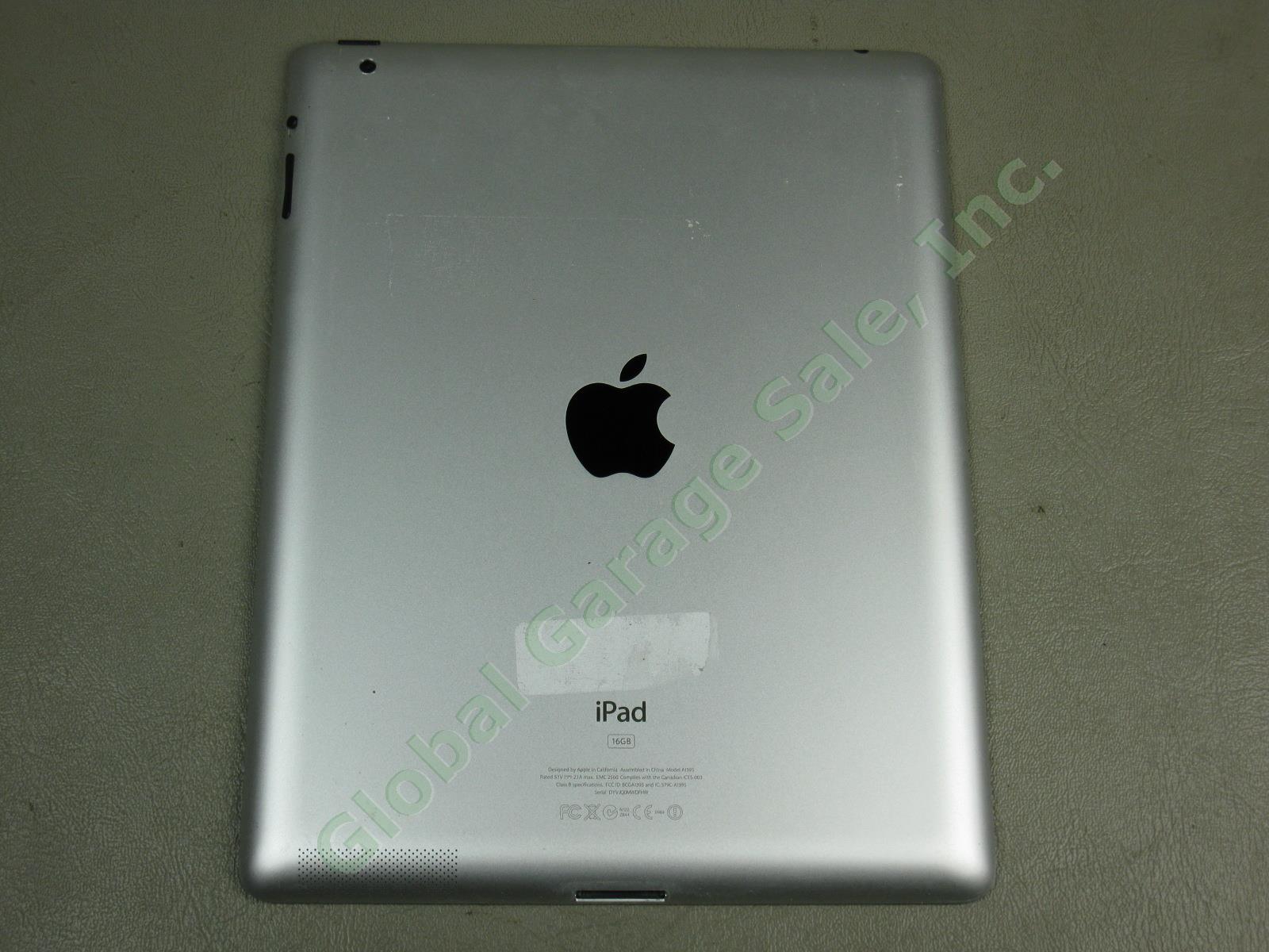 Apple iPad 2 Wifi 16GB Black Tablet Works Great One Owner MC770LL/A A1395 NR! 3