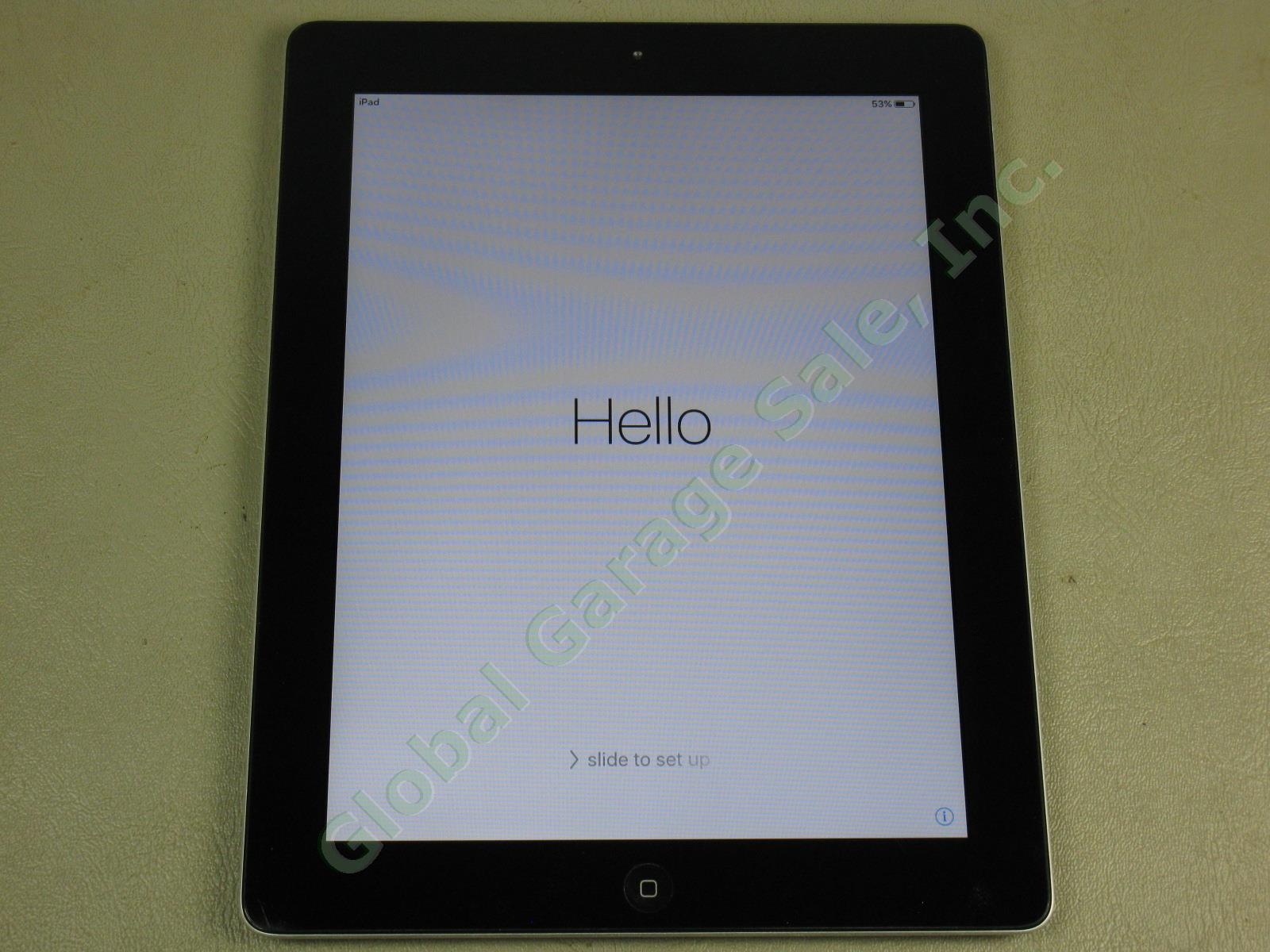 Apple iPad 2 Black Tablet Wifi 16GB Works Great One Owner MC770LL/A A1395 NO RES