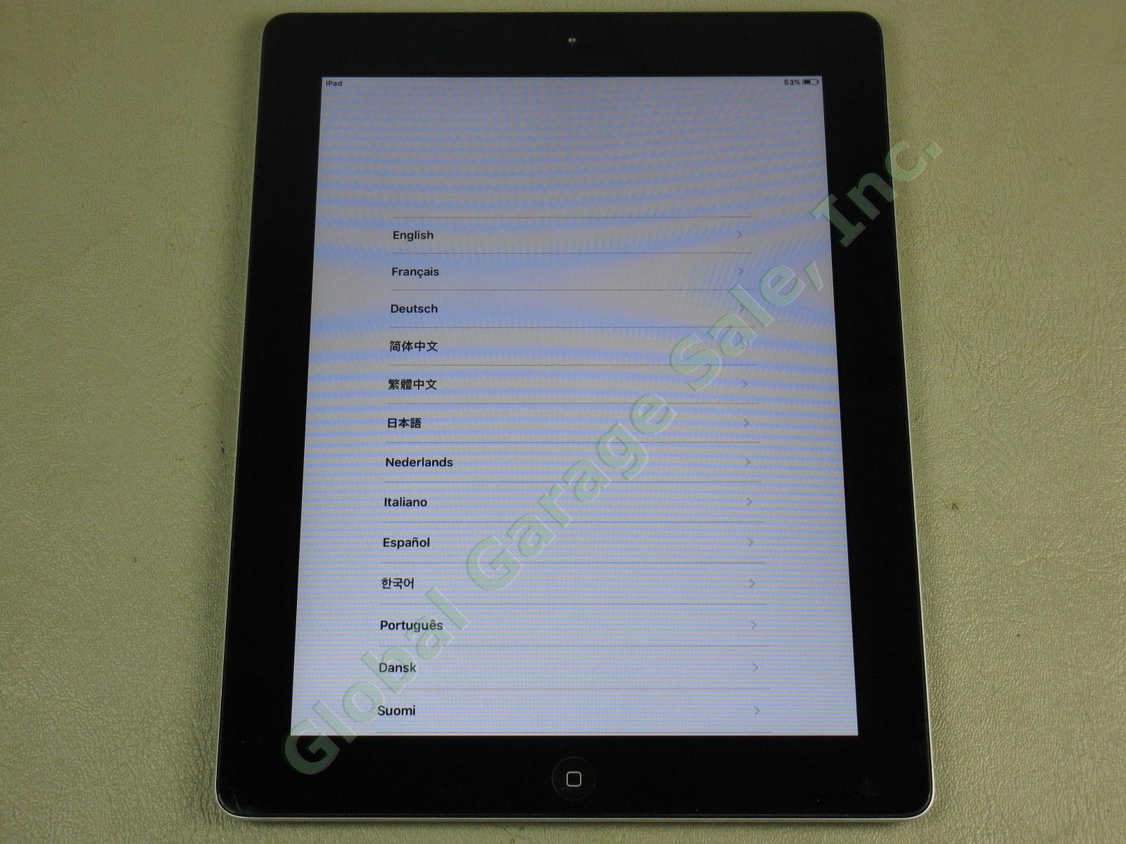 Apple iPad 2 Black Tablet Wifi 16GB Works Great One Owner MC770LL/A A1395 NO RES 1