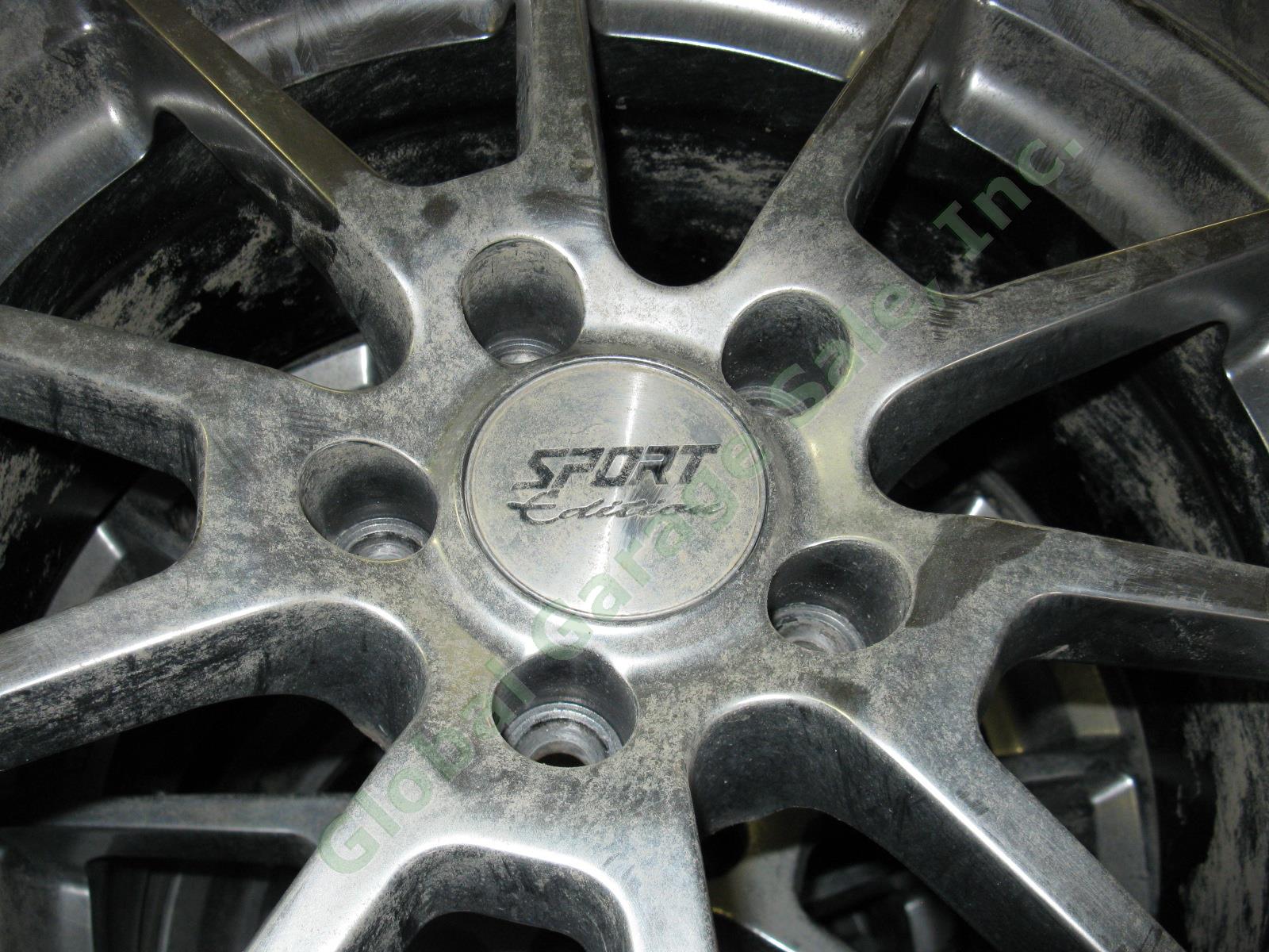 4 Bridgestone Blizzak WS80 235/55R17 Winter Snow Tires On 17" Sport Edition Rims 5
