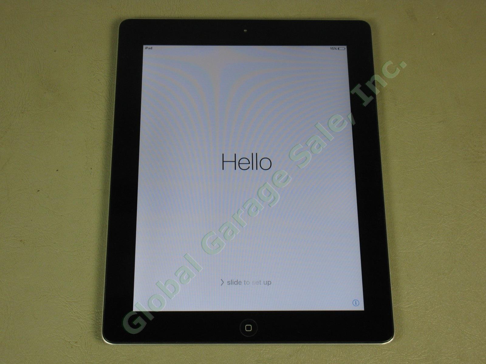 Apple iPad 2 Black Tablet 16GB Wifi Works Great Clean Screen MC770LL/A A1395 NR!