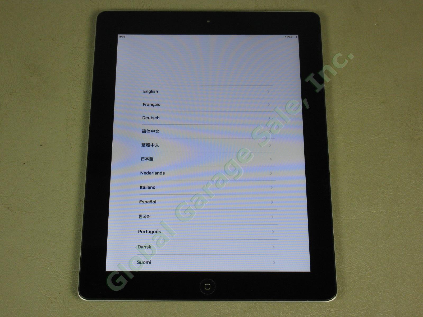 Apple iPad 2 Black Tablet 16GB Wifi Works Great Clean Screen MC770LL/A A1395 NR! 1