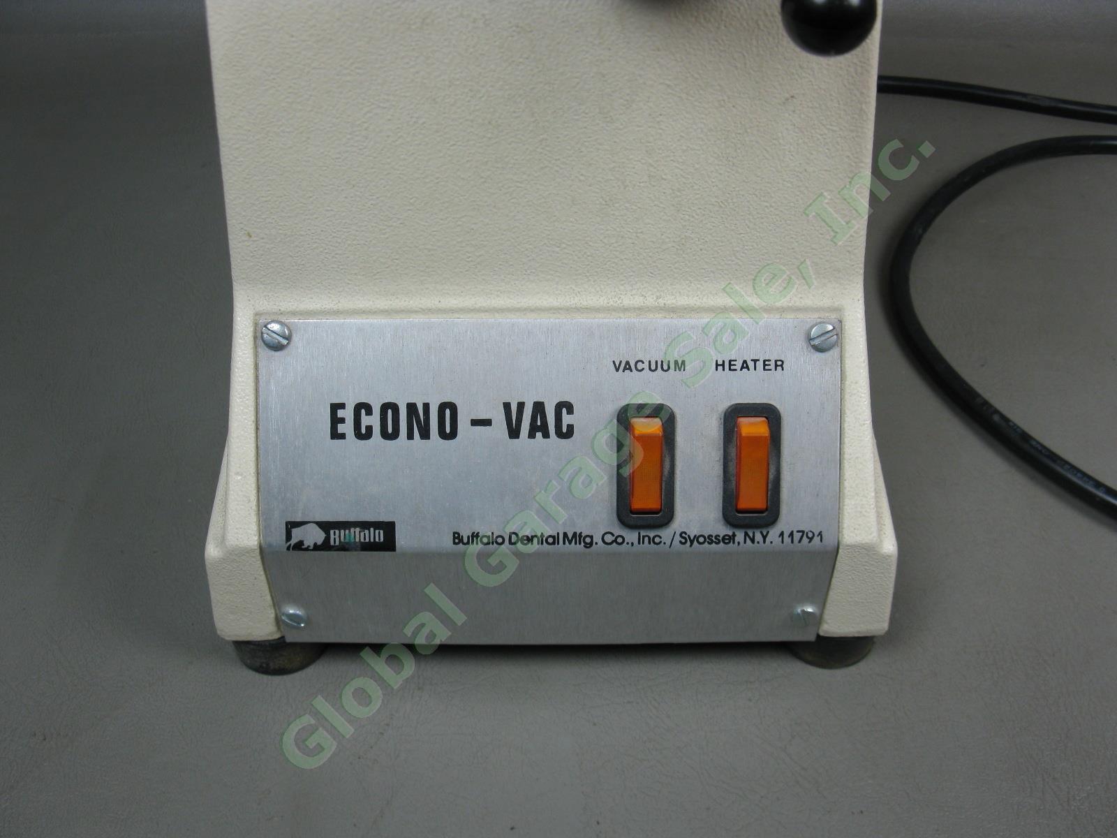 Used Buffalo Econo-Vac Dental Lab Vacuum Former Machine For Mouth Guard Forming 1