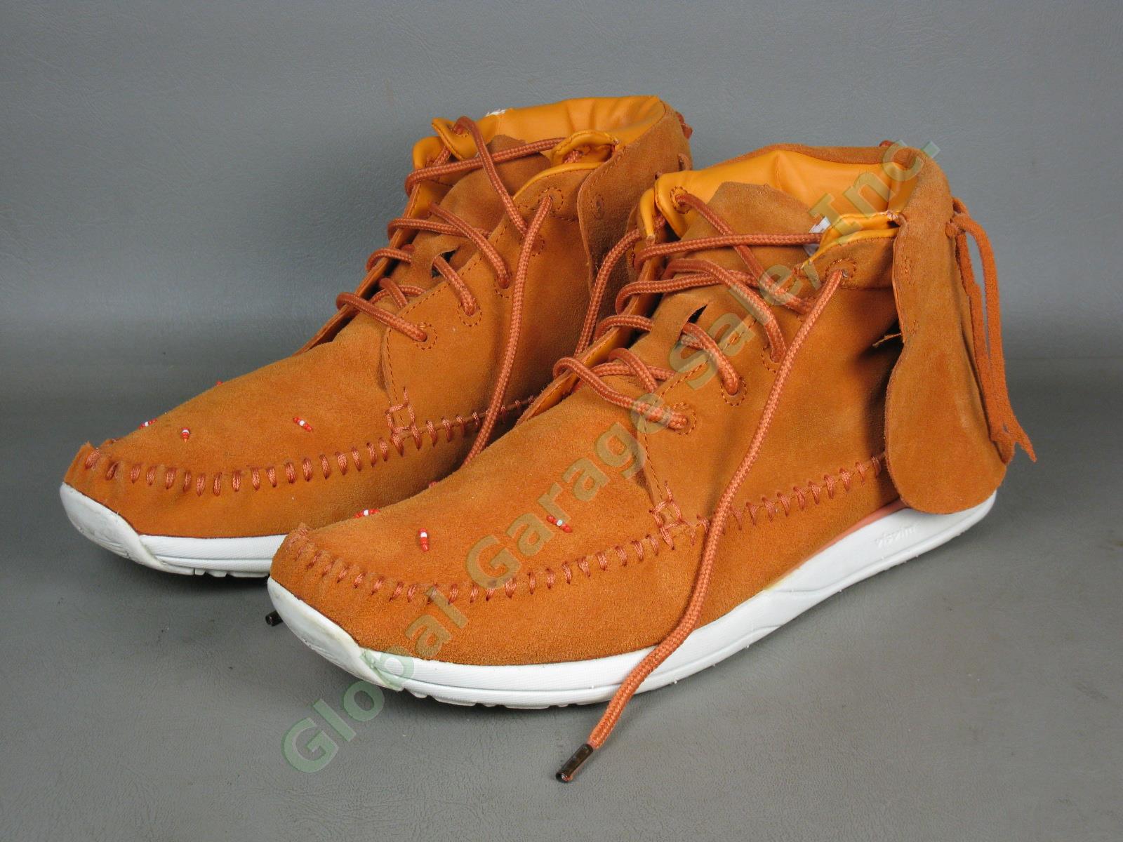 Visvim Lhamo Mens Brown Suede Leather Shoes Folk FBT Size Euro 45 US 11.5