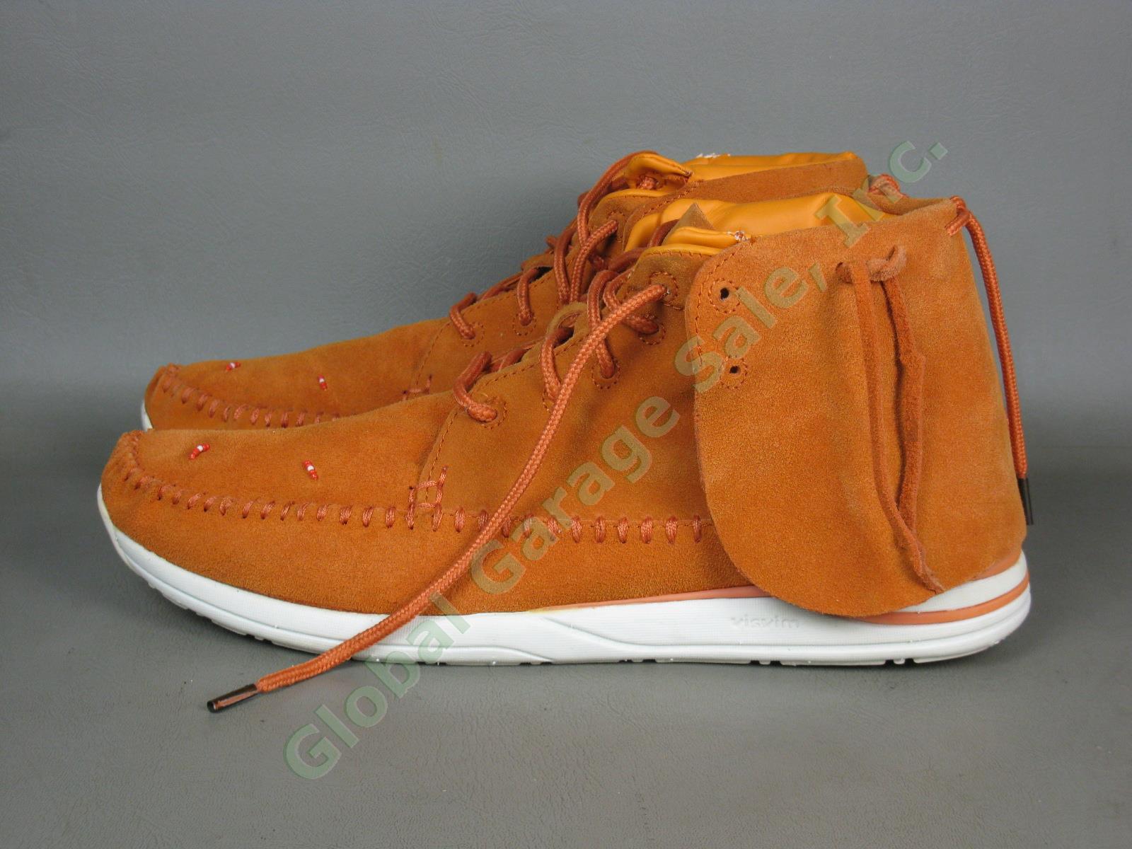 Visvim Lhamo Mens Brown Suede Leather Shoes Folk FBT Size Euro 45 US 11.5 1