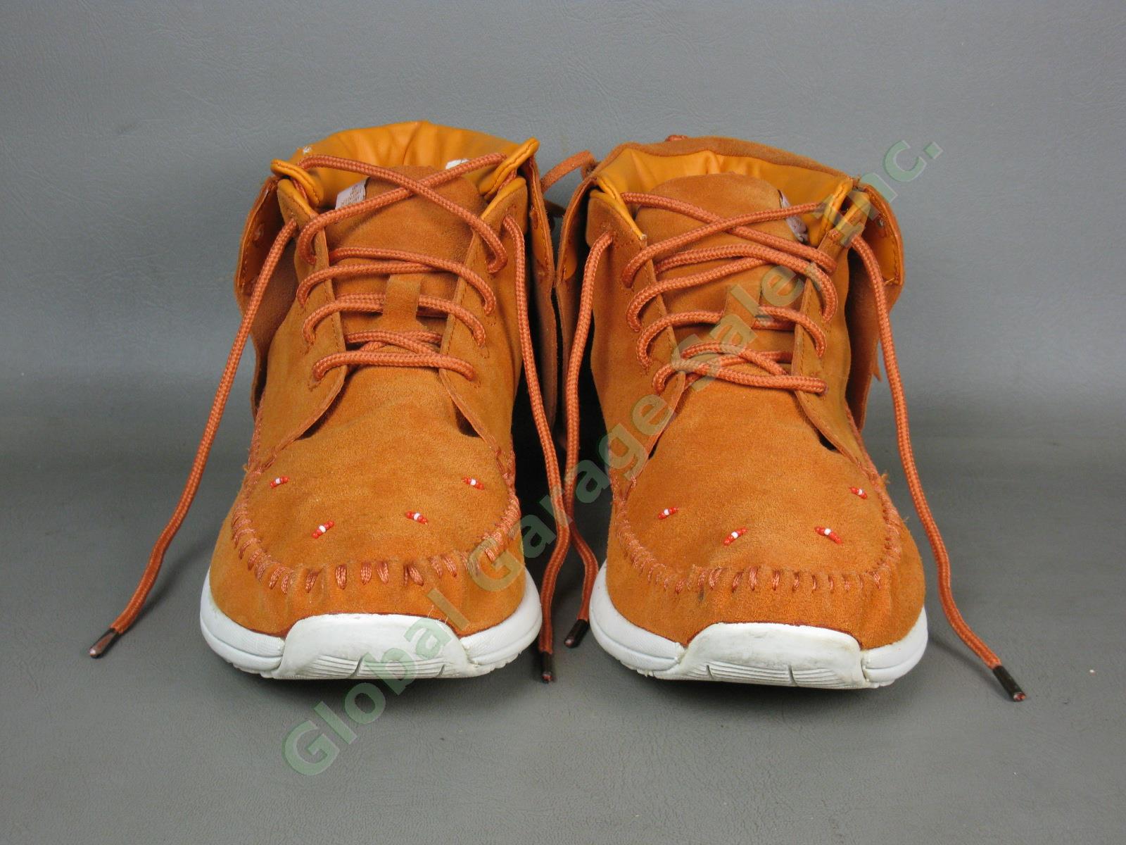 Visvim Lhamo Mens Brown Suede Leather Shoes Folk FBT Size Euro 45 US 11.5 2