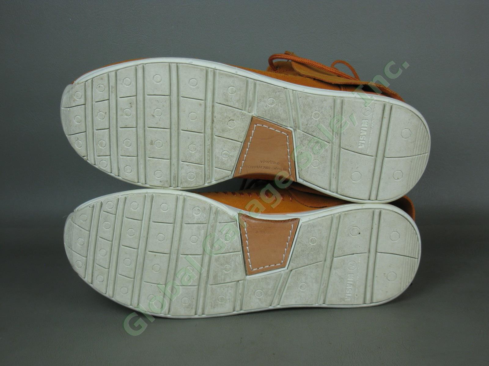 Visvim Lhamo Mens Brown Suede Leather Shoes Folk FBT Size Euro 45 US 11.5 8