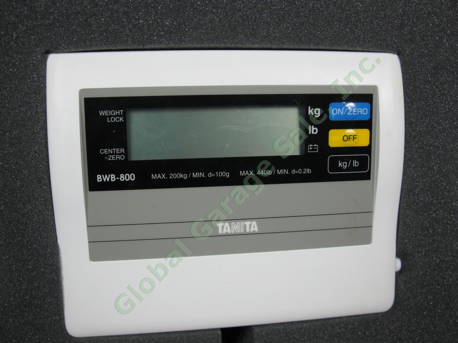 Tanita BWB-800A Digital Electronic Medical Scale 440lb W/ Remote Display Case ++ 2