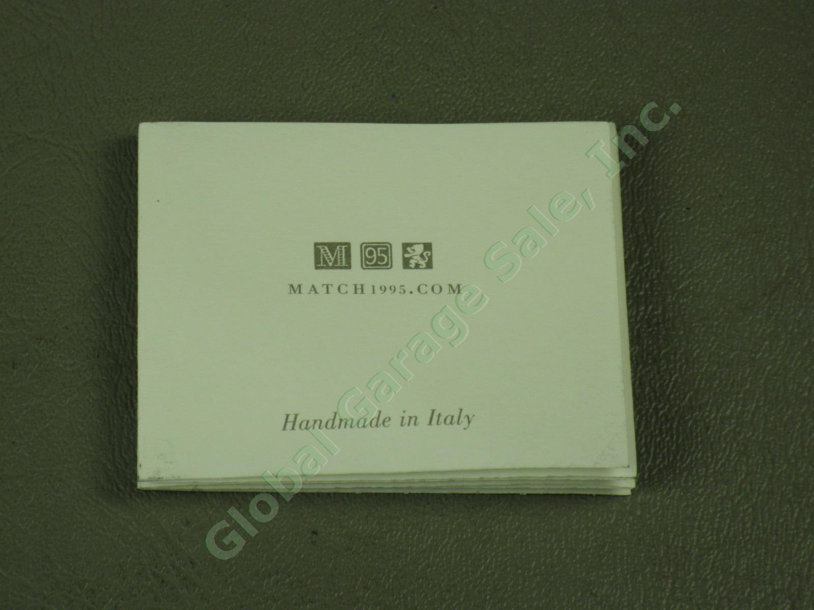 NEW Match Pewter Square Tissue Box Cover Holder Handmade In Italy Retail $280 NR 9