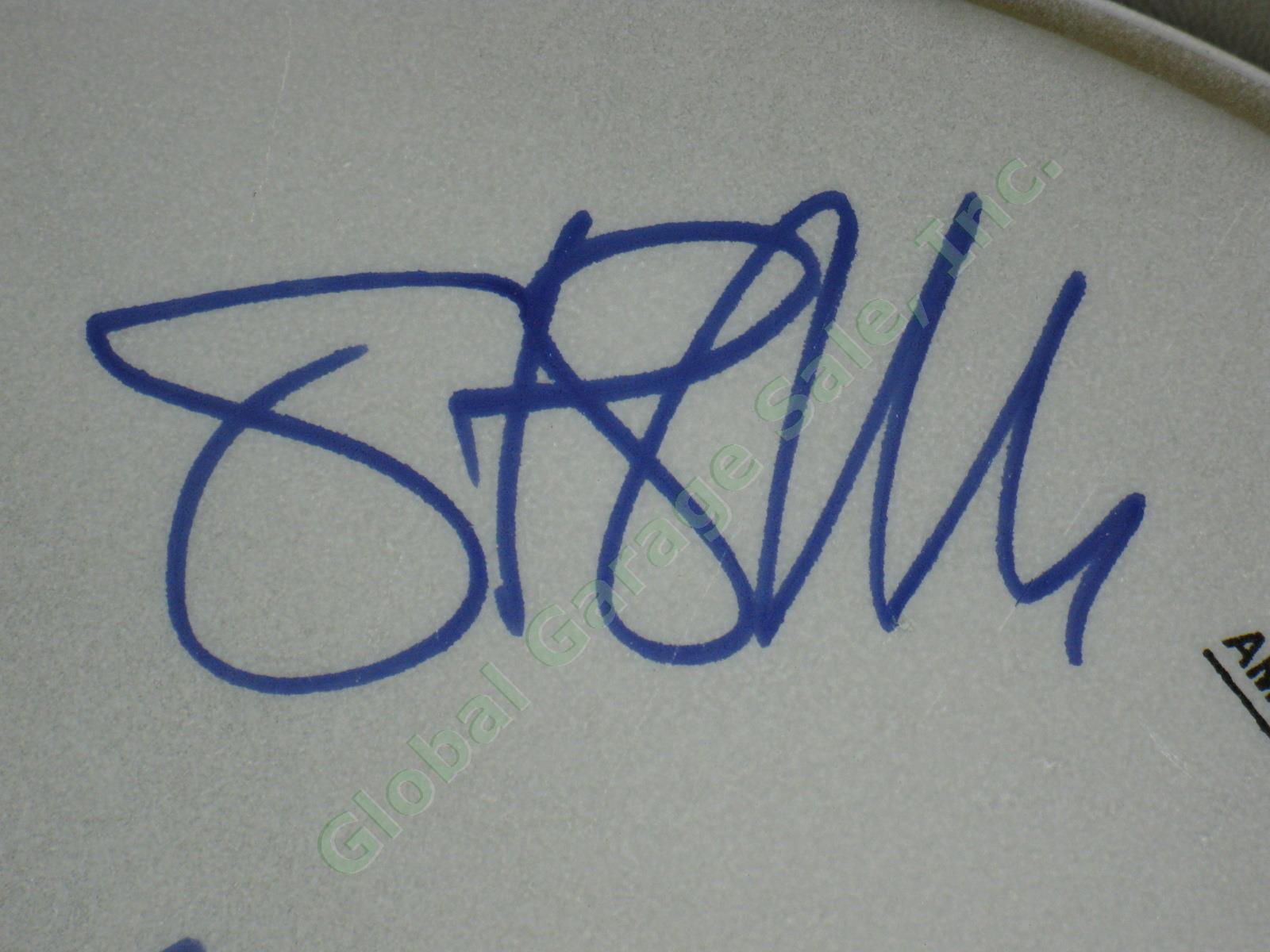 David Crosby Stephen Stills Graham Nash CSN Hand Signed Autographed Drum Head NR 2