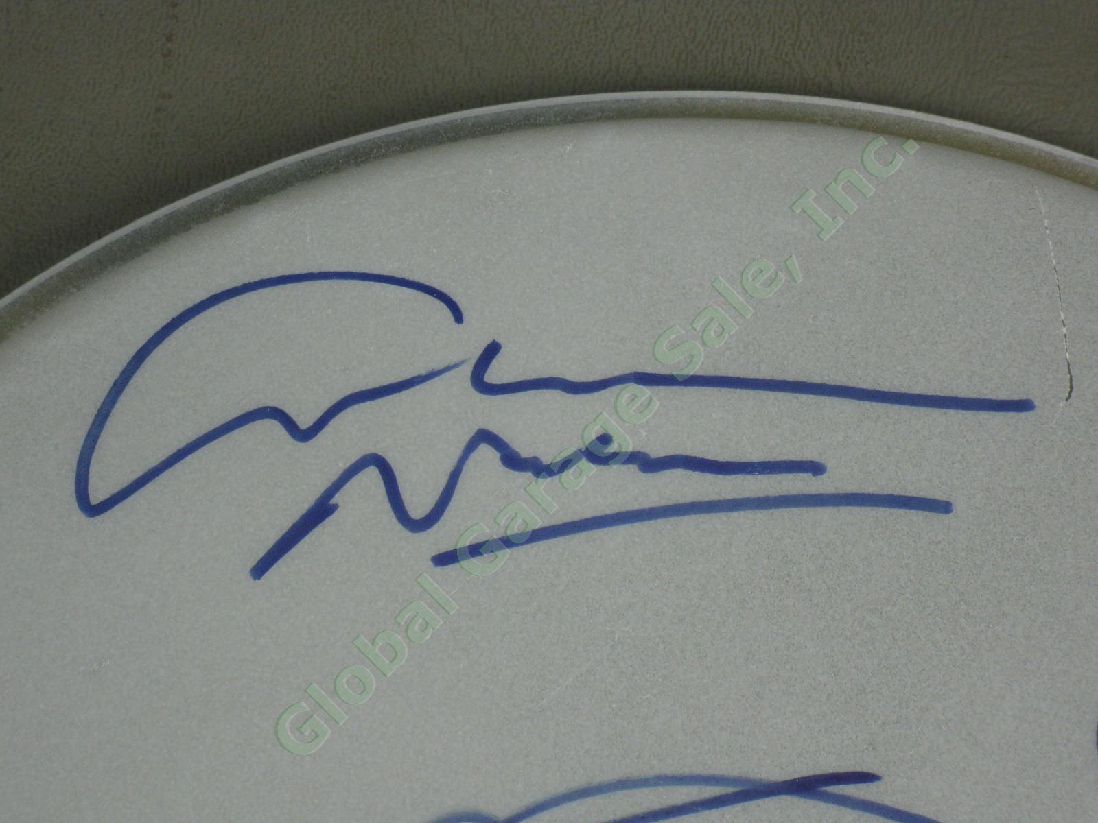 David Crosby Stephen Stills Graham Nash CSN Hand Signed Autographed Drum Head NR 3