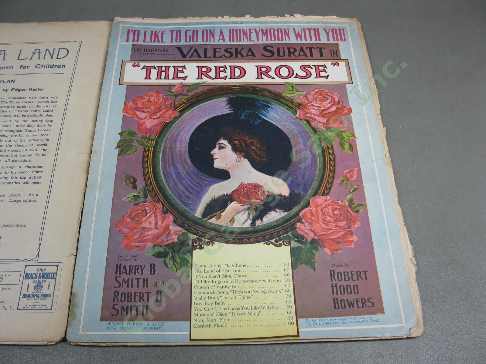 Large Vtg Antique Sheet Music Piece Lot 1892 1900s 1910s 1920s 1930s 1940s 1950s 3