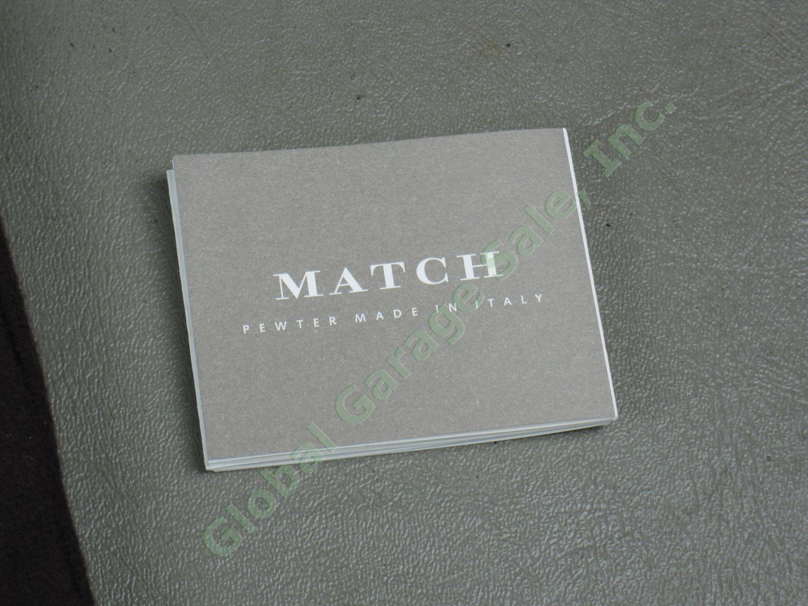 NEW Match Pewter Genoa Candlestick 9.75" Made In Italy $220 Retail No Reserve! 8