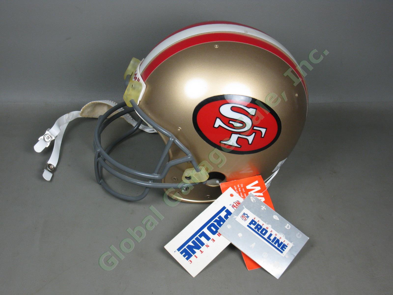 Signed Joe Montana Full Size Riddell Pro Line San Francisco SF 49ers Helmet +COA 4