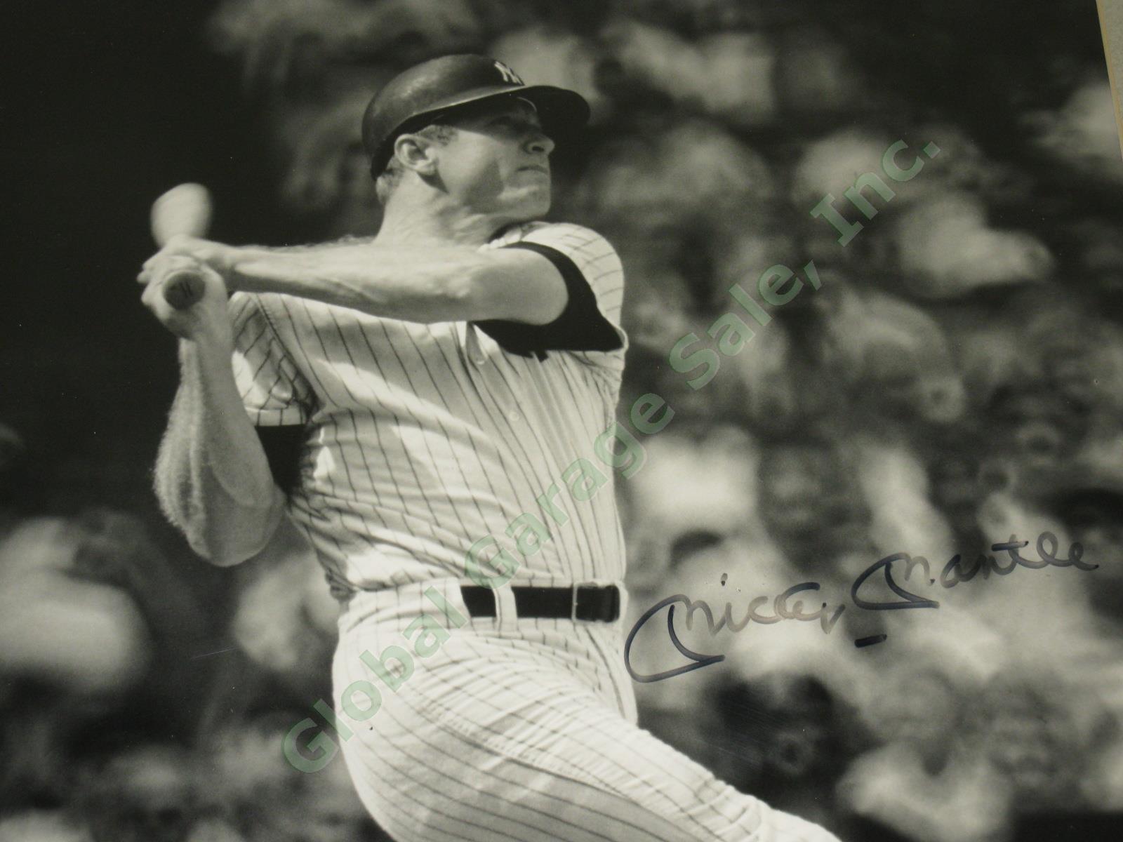Hand Signed Mickey Mantle 16x20 Photo Limited Edition 196/536 NY Yankees w/COA 1